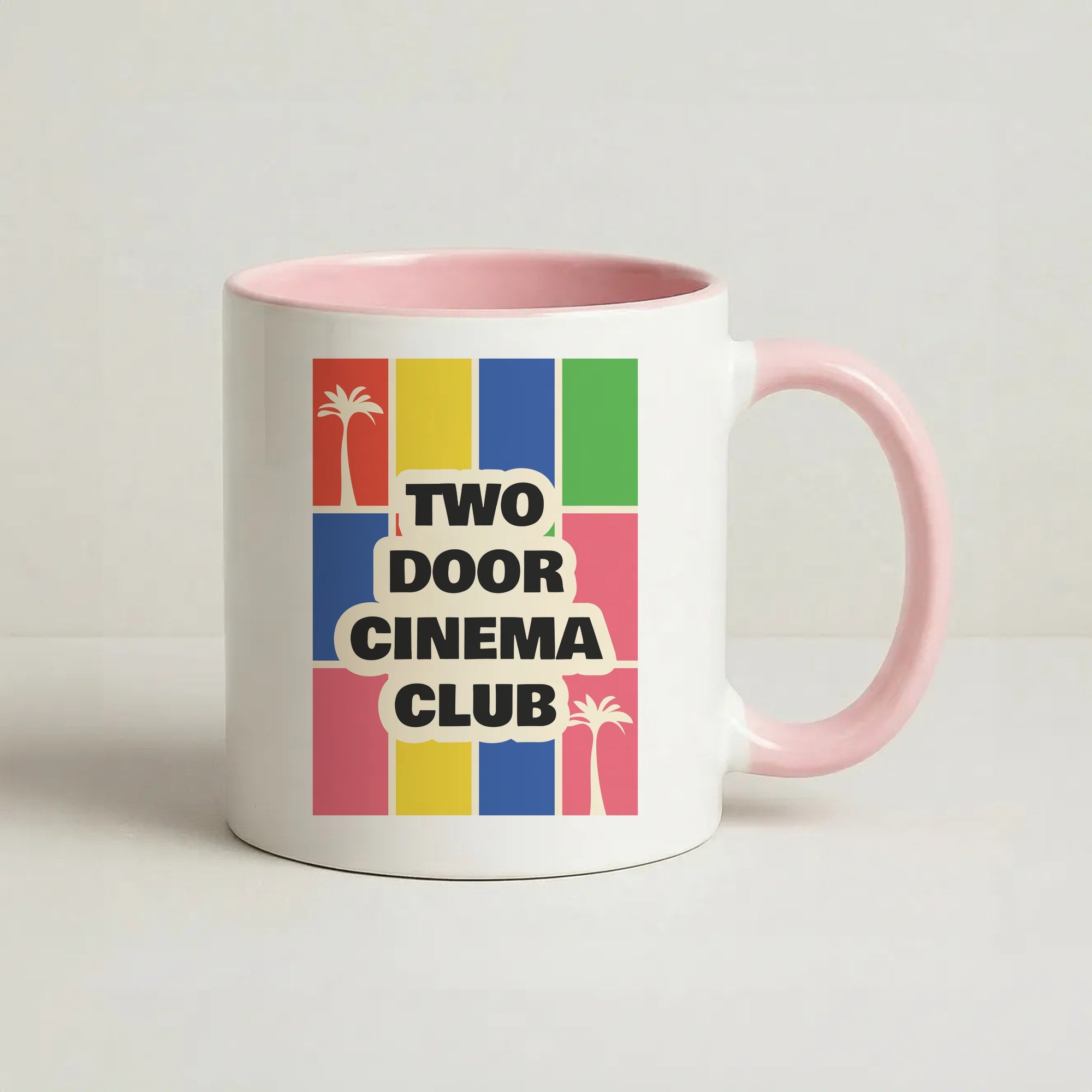 Two Door Cinema Club - Festival Coffee Pink Mug