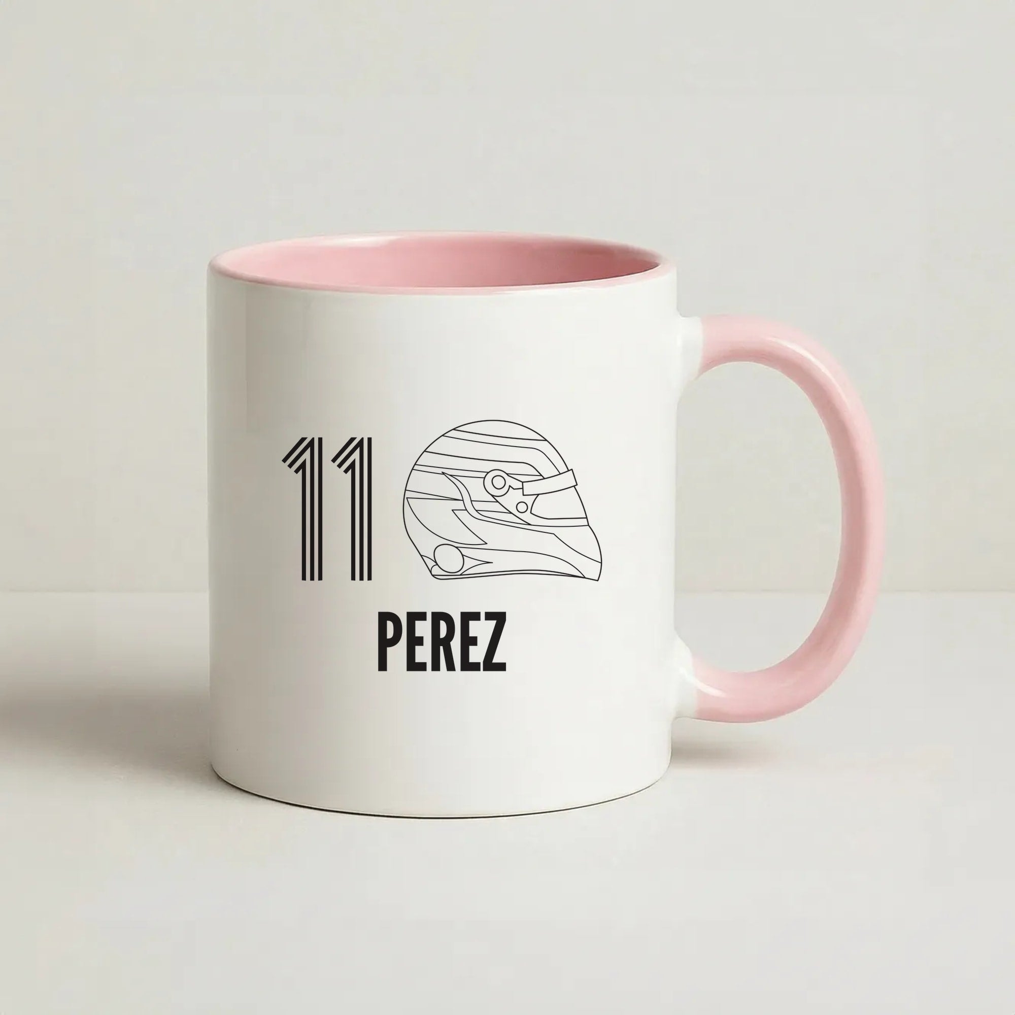 Perez Helmet 2026 Coffee Pink Mug