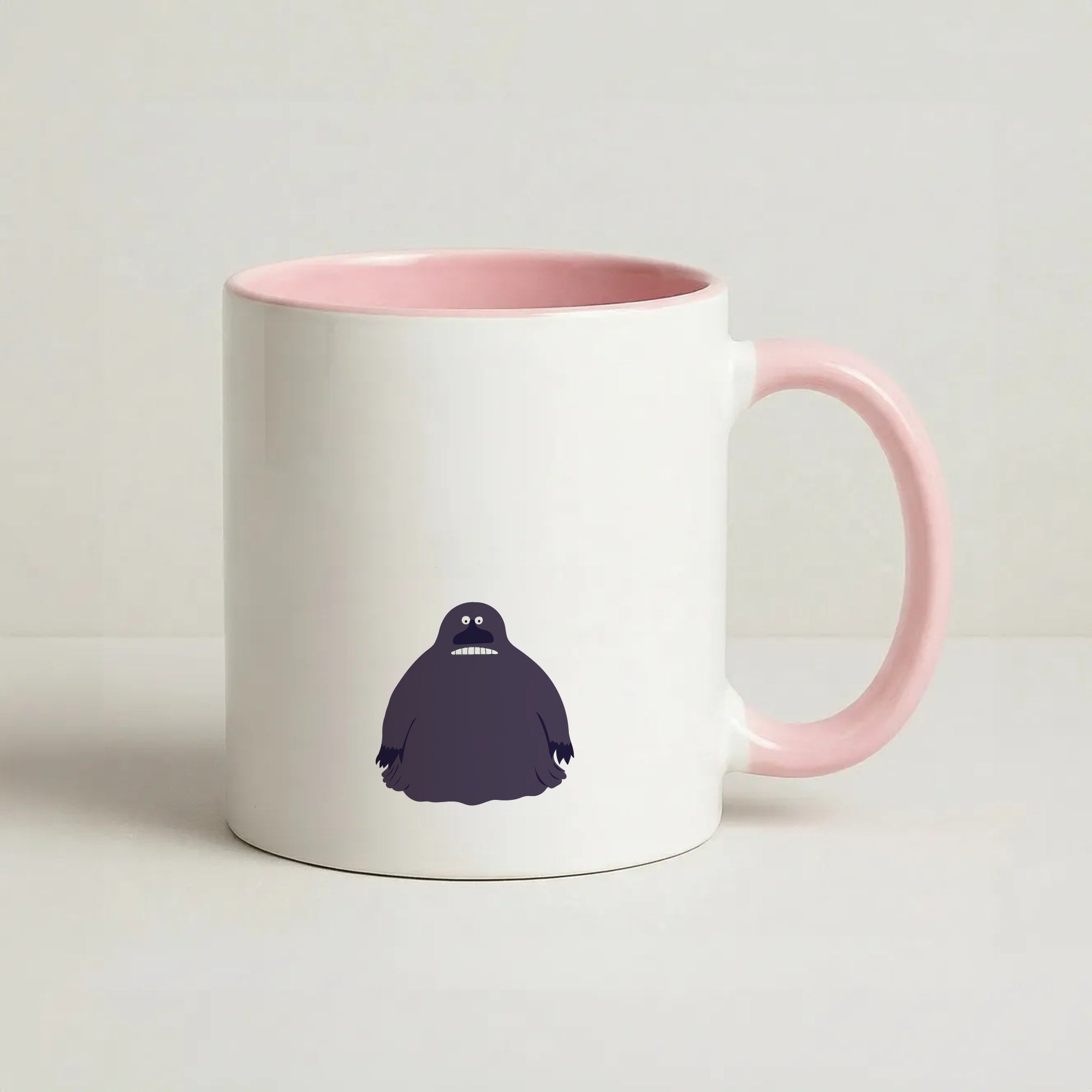 The Groke Coffee Pink Mug