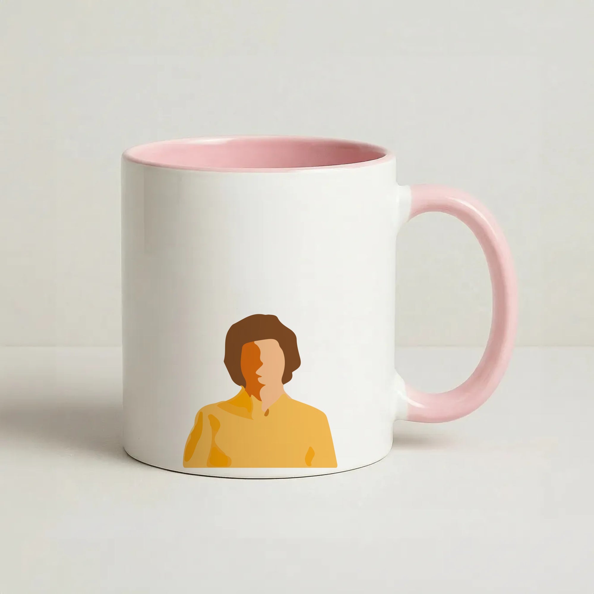 Faceless Mike - Stranger Things Coffee Pink Mug