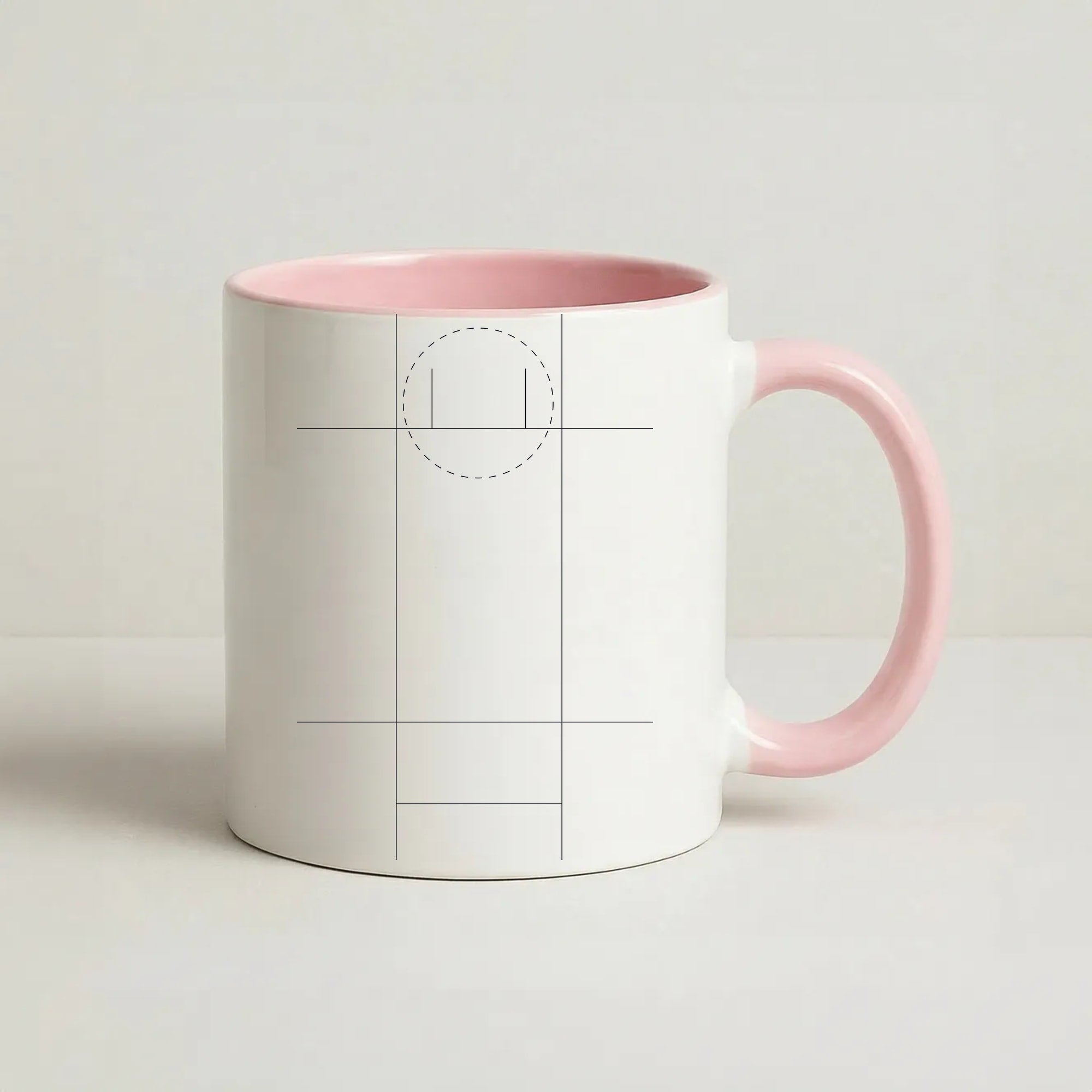 The Pitch - Cricket Coffee Pink Mug