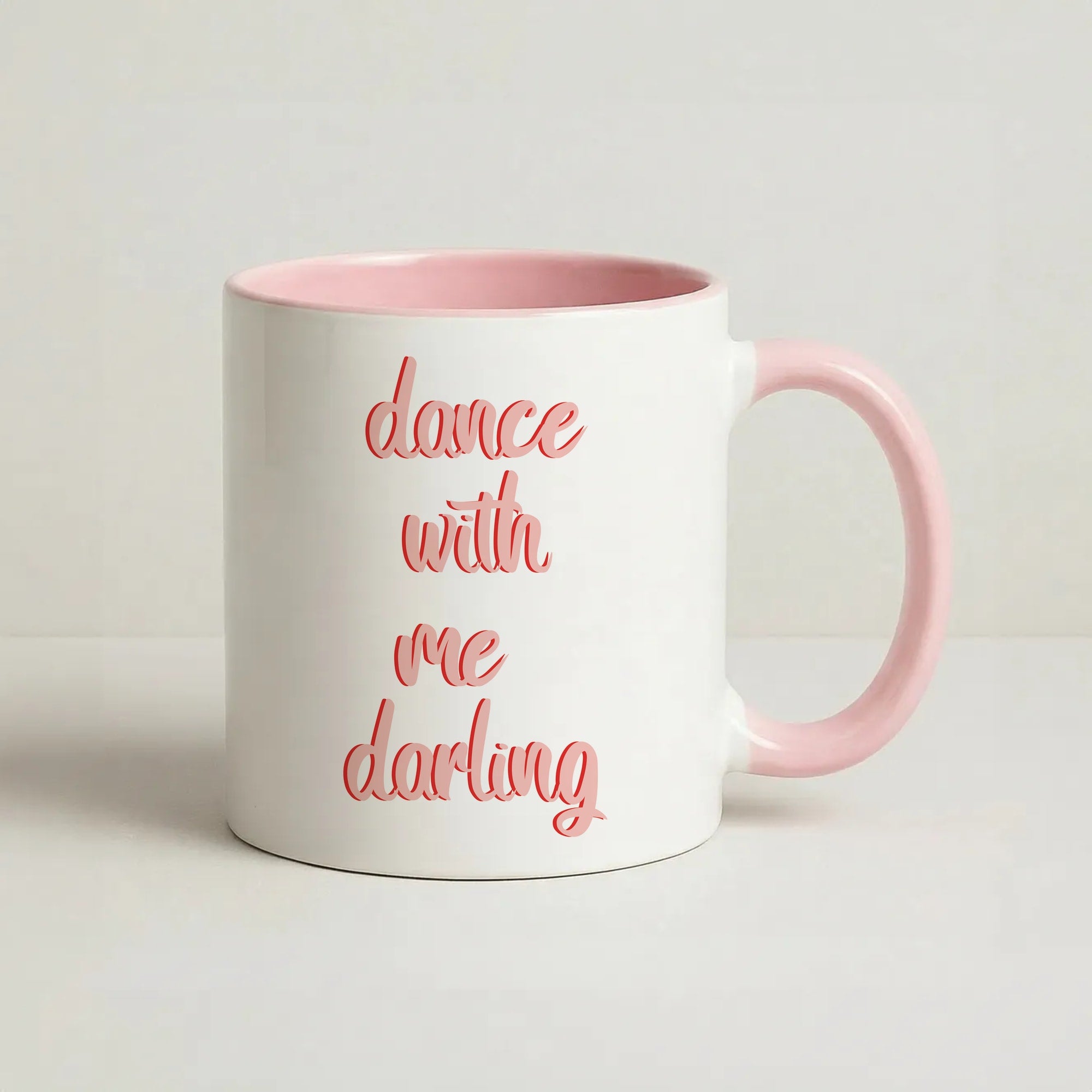 Dance With Me Darling - Fender Coffee Pink Mug