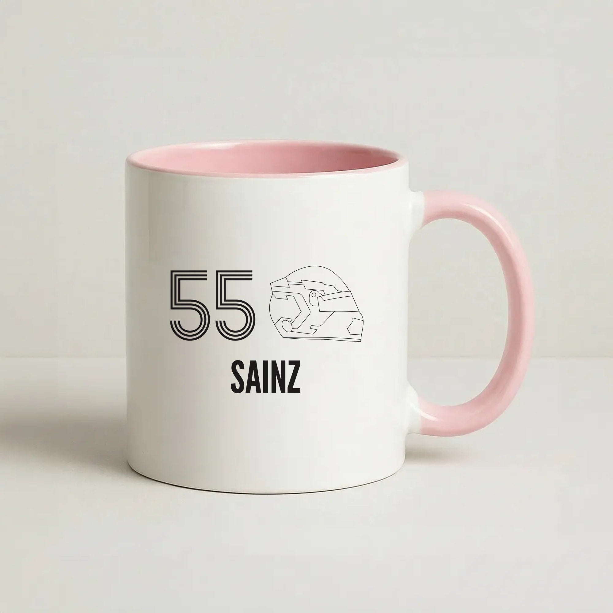 Sainz Helmet 2026 Coffee Pink Mug