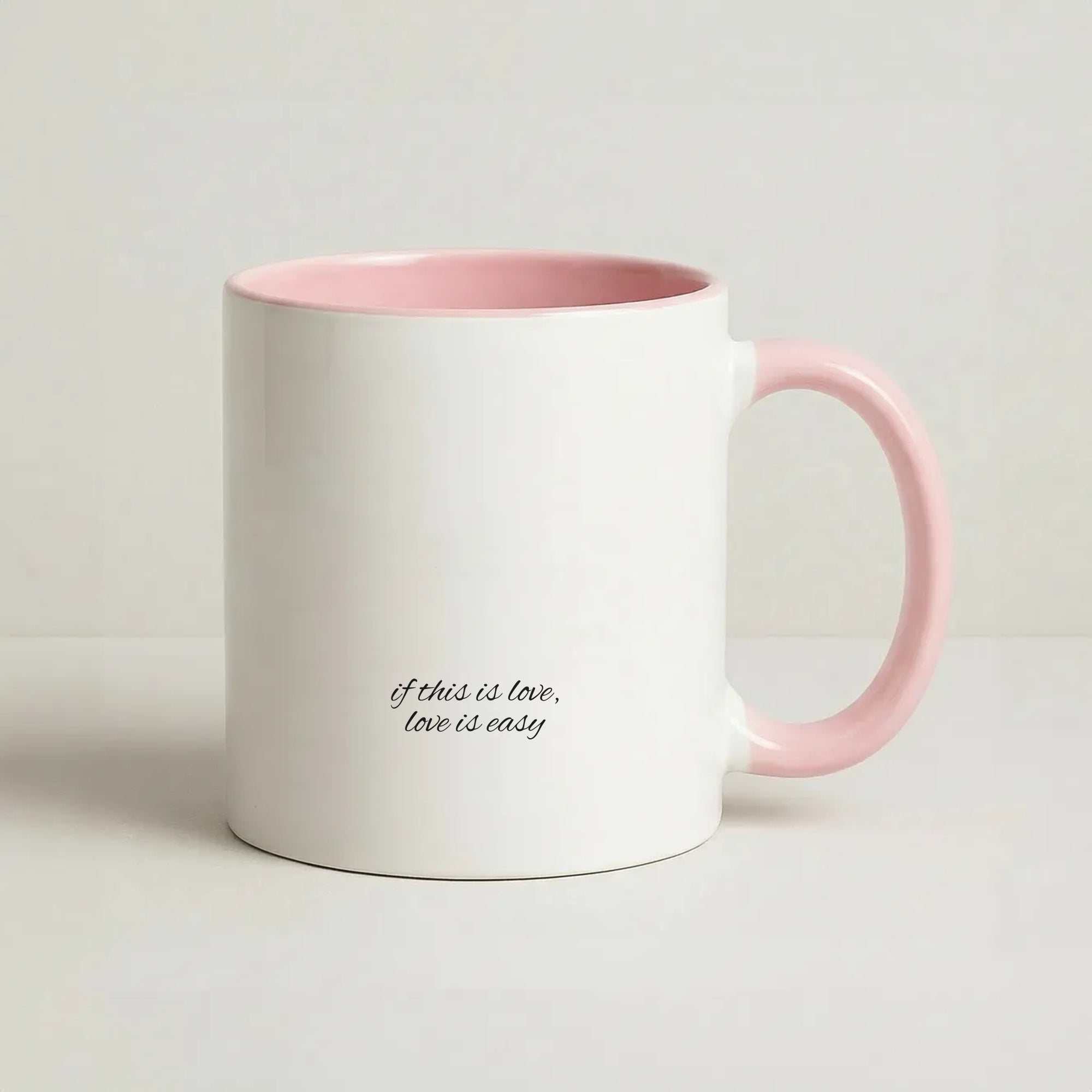 If This Is Love, Love Is Easy - McBand Coffee Pink Mug