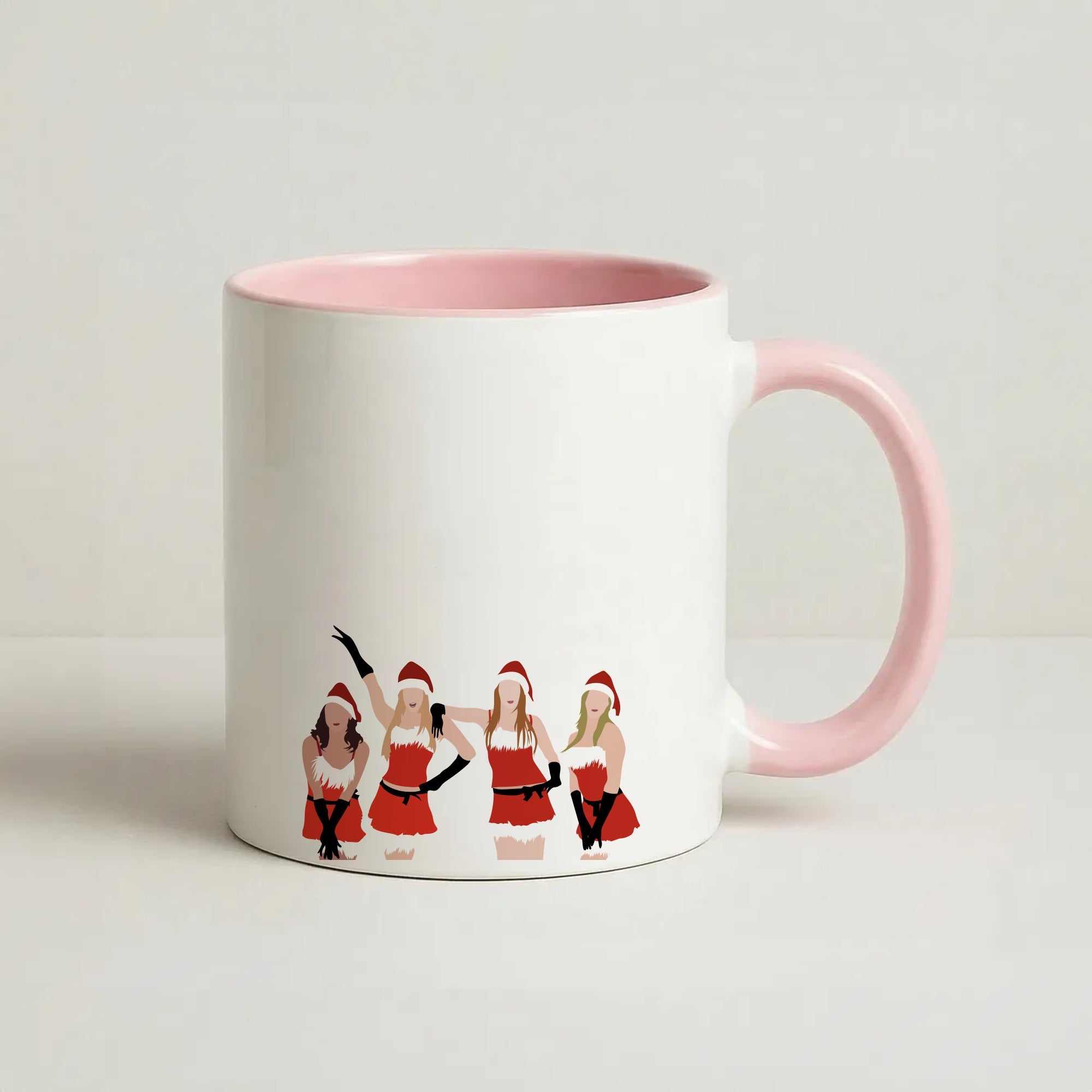 Meanies Christmas Coffee Pink Mug