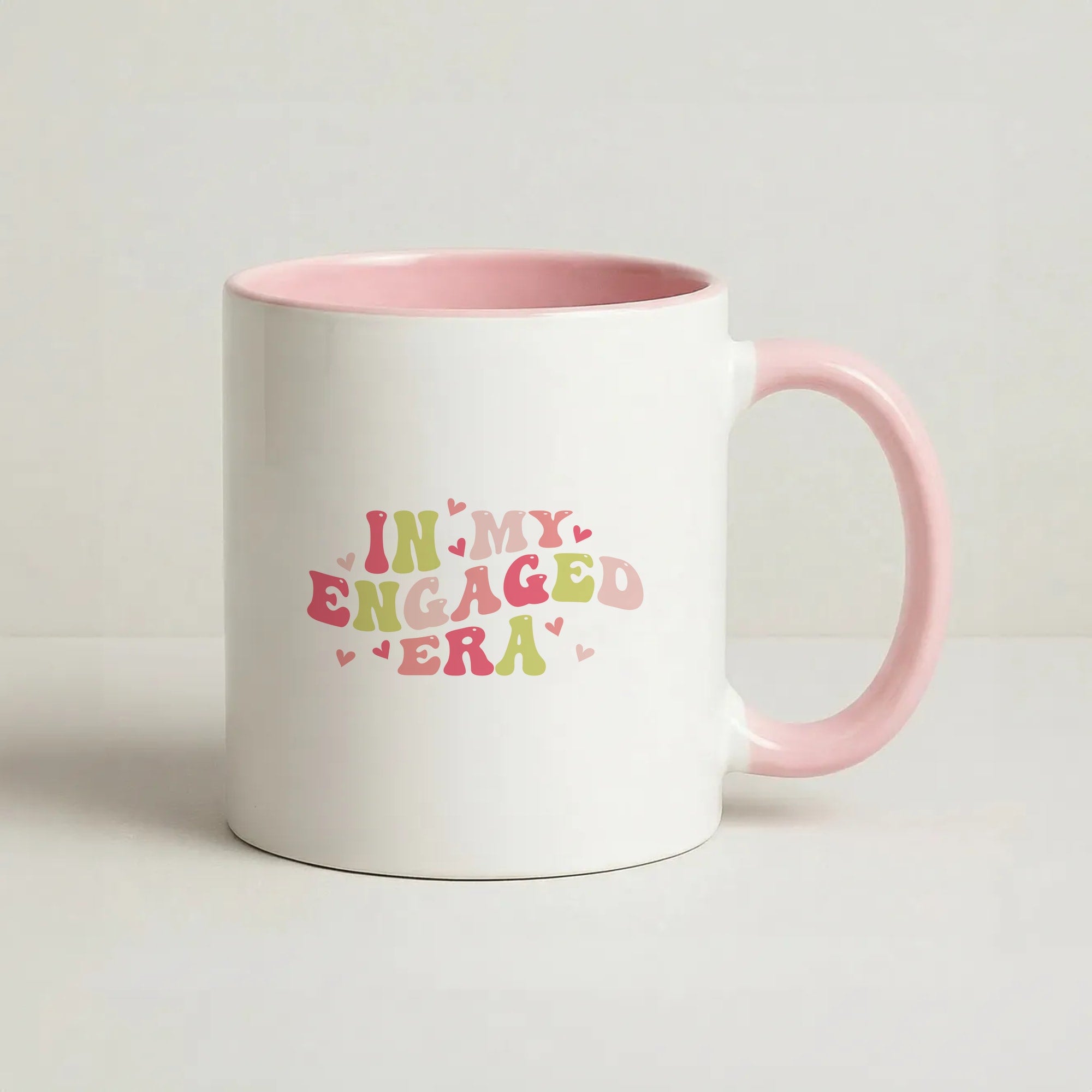 In My Engaged Era - Bridal Coffee Pink Mug