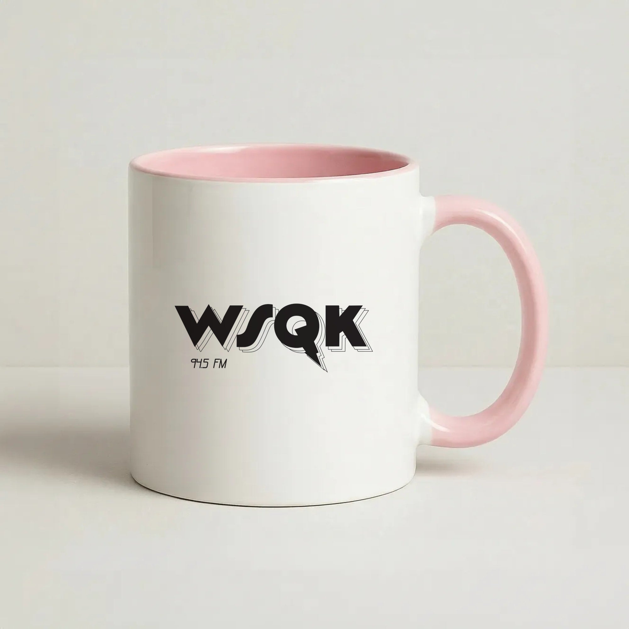 WSQK Radio Coffee Pink Mug