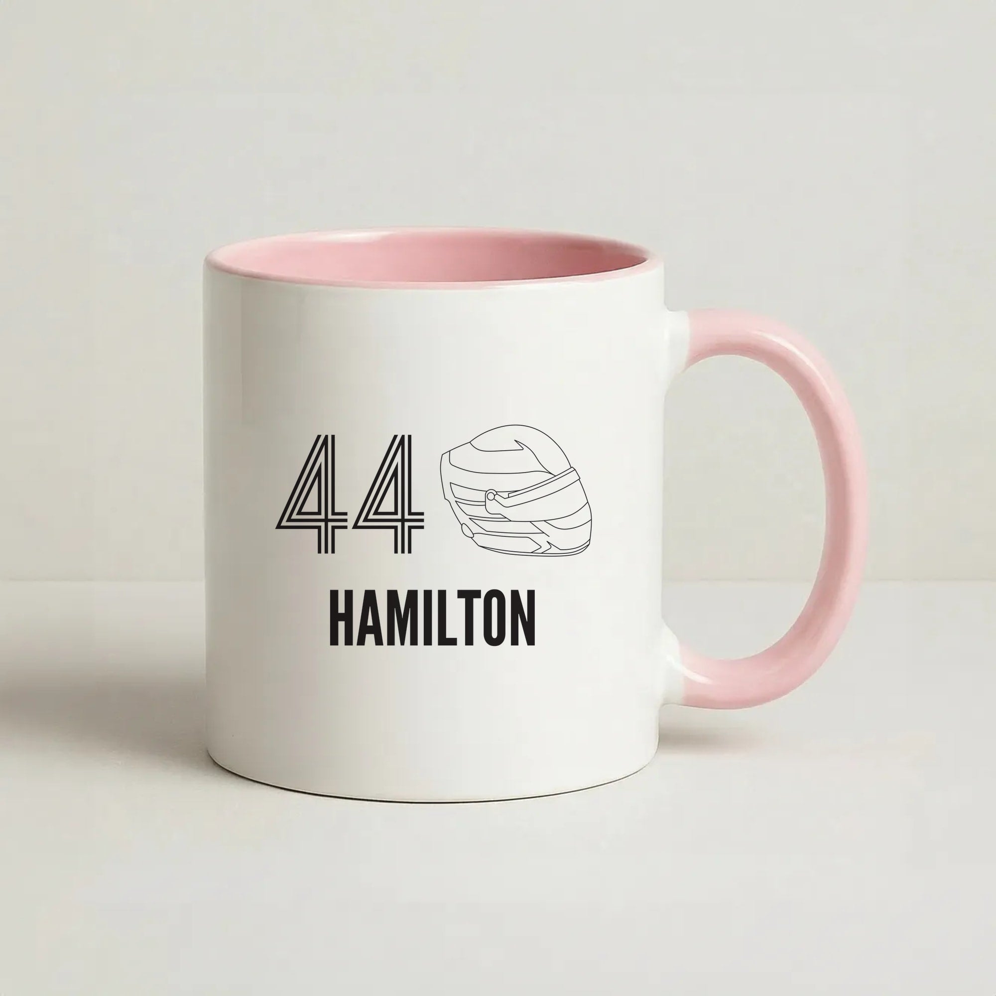 Hamilton Helmet 2026 Coffee Pink Mug