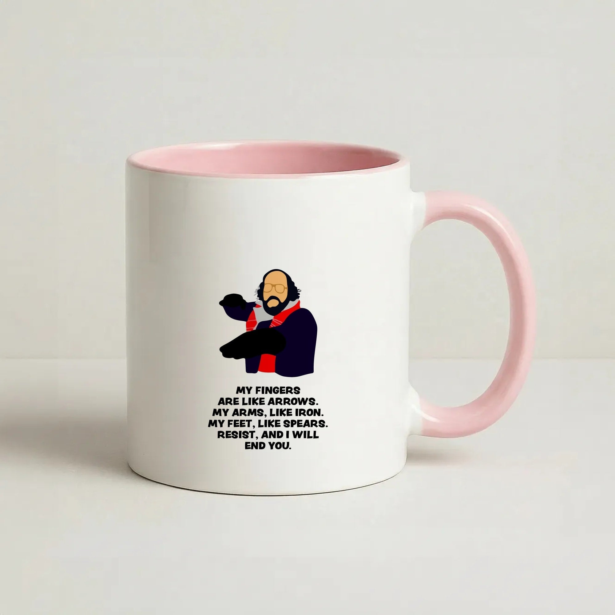 Murray Quote Coffee Pink Mug