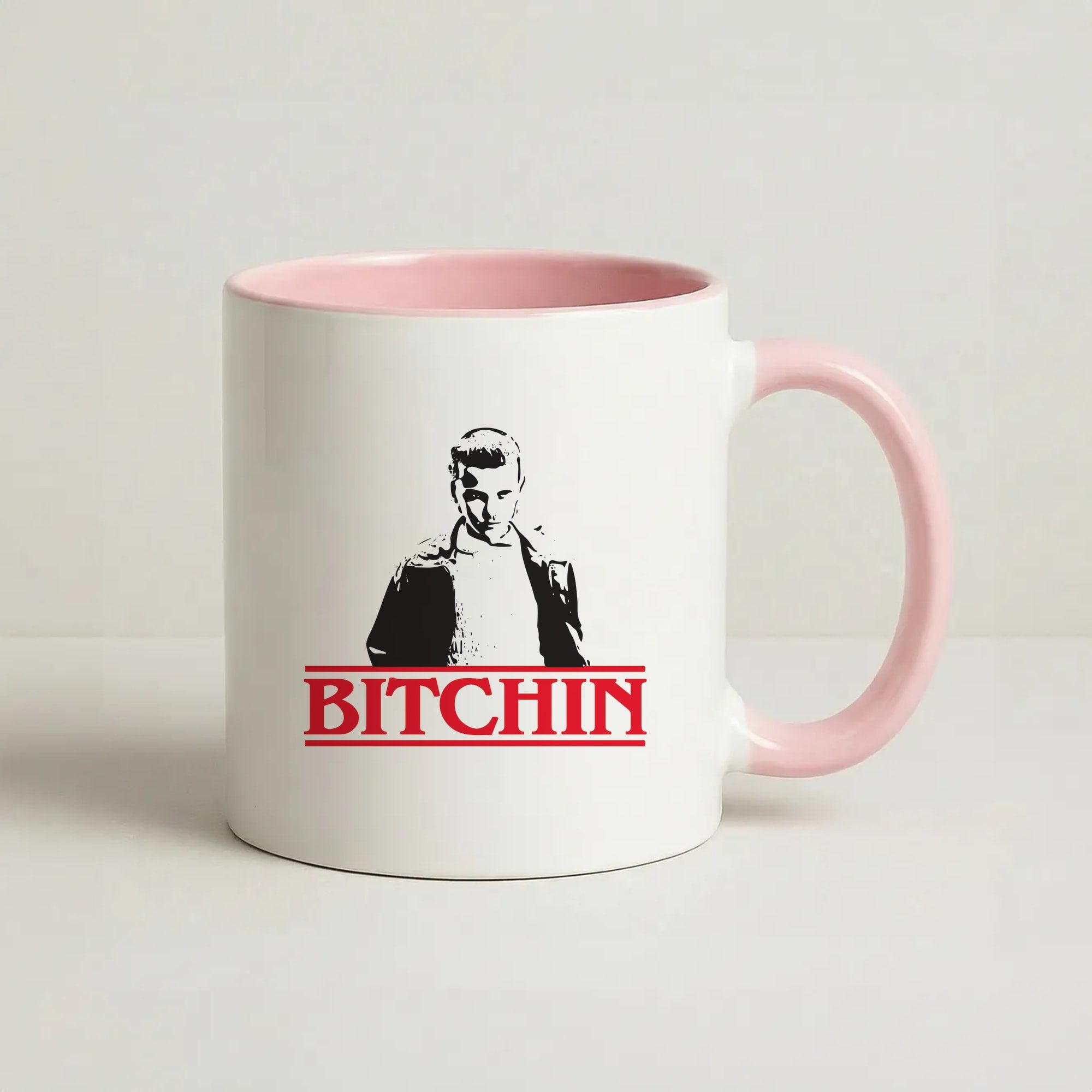 Eleven Bitchin' Coffee Pink Mug