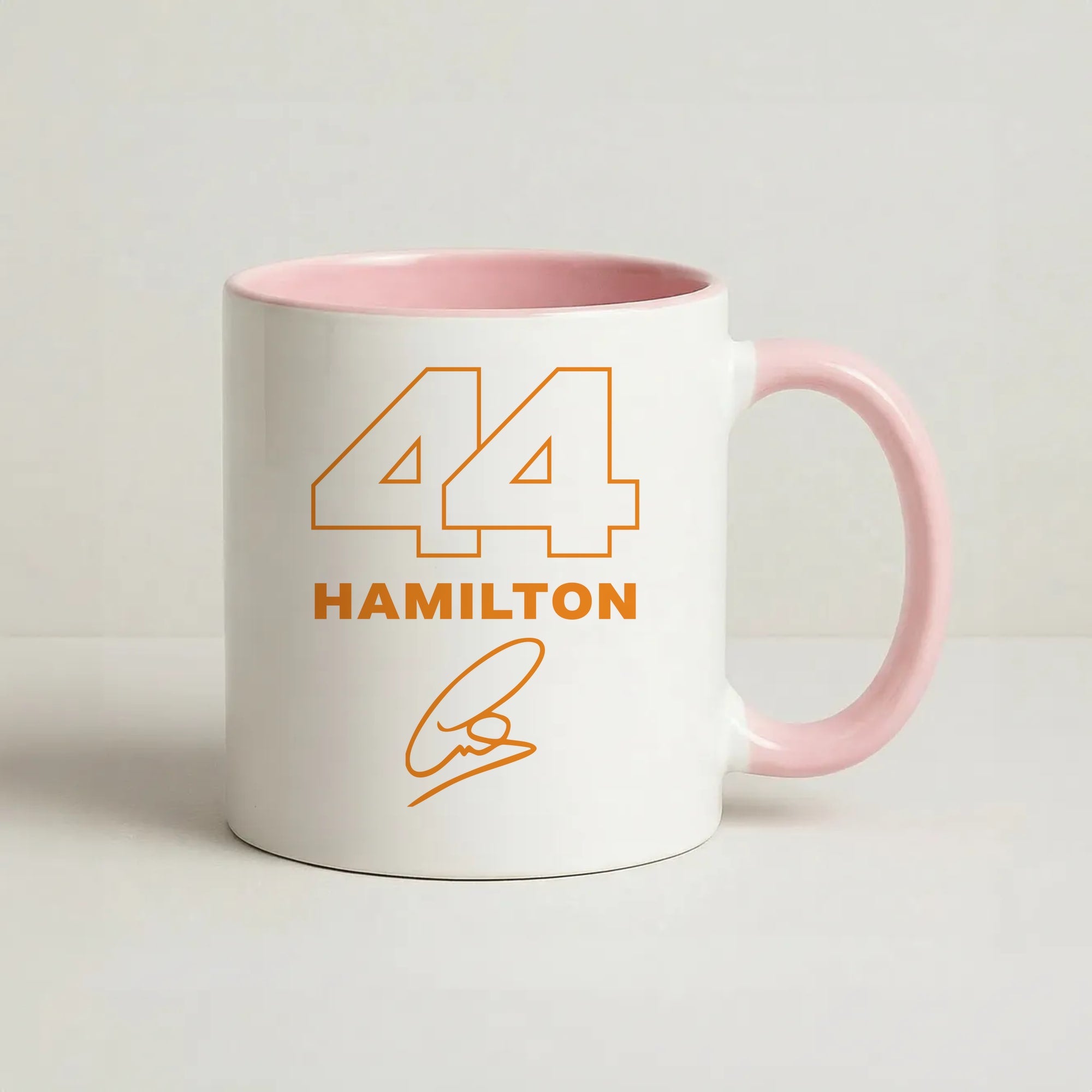 Stripes 44 Hamilton Coffee Pink Mug