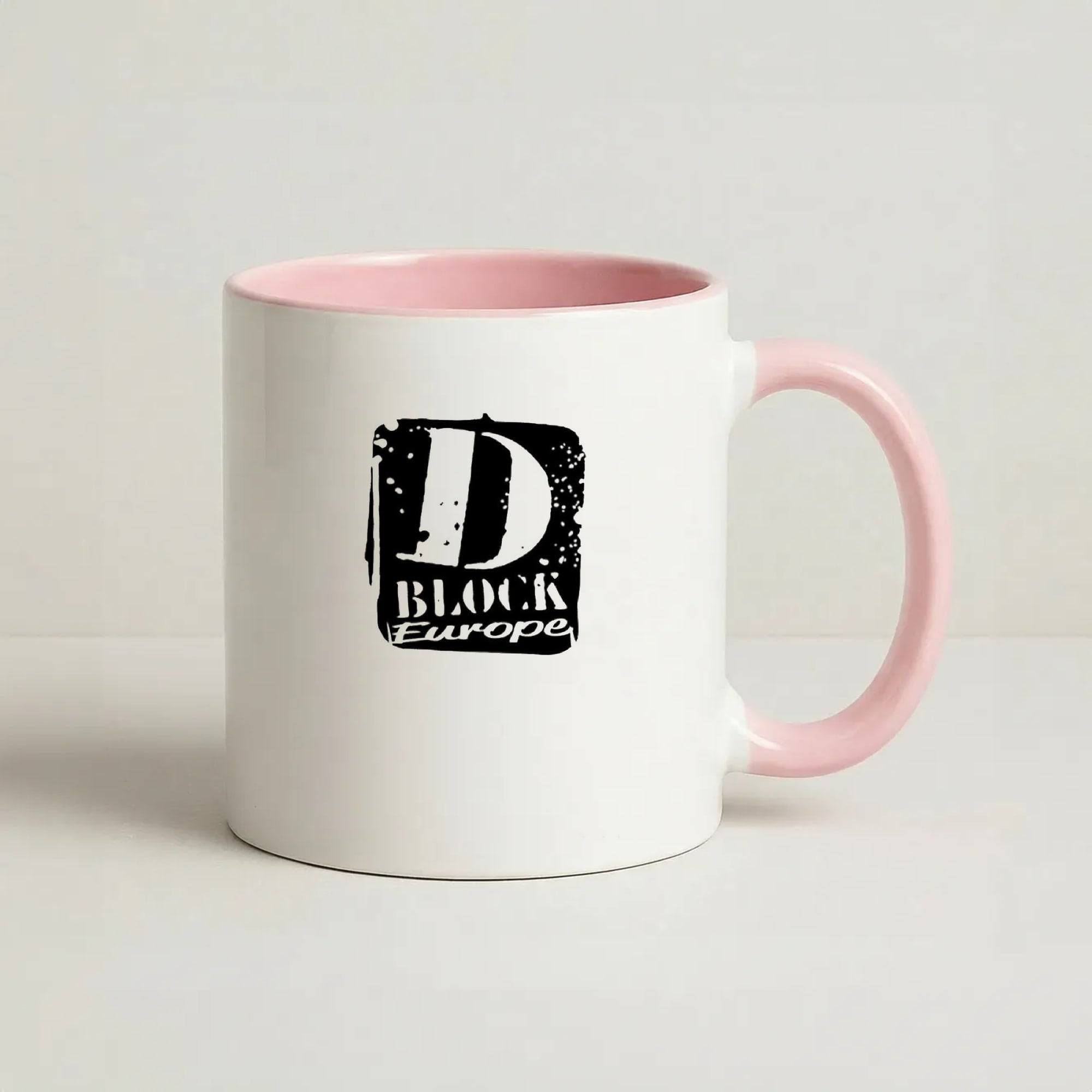 D Block Europe Coffee Pink Mug