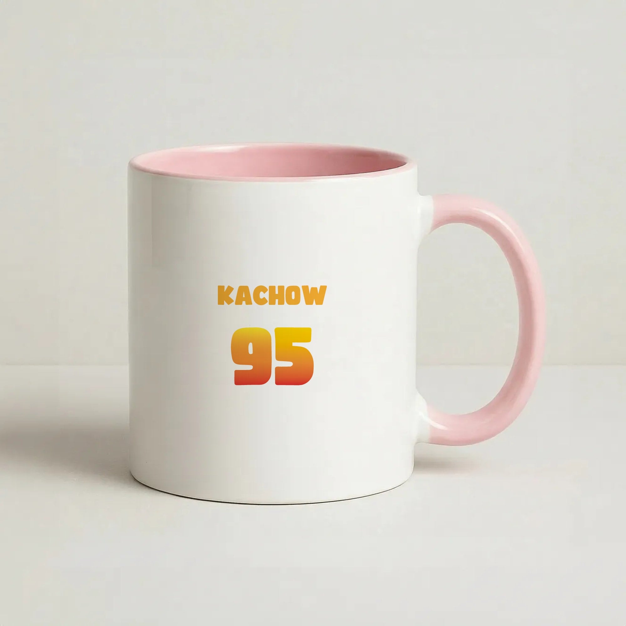 Kachow 95 - Cars Coffee Pink Mug
