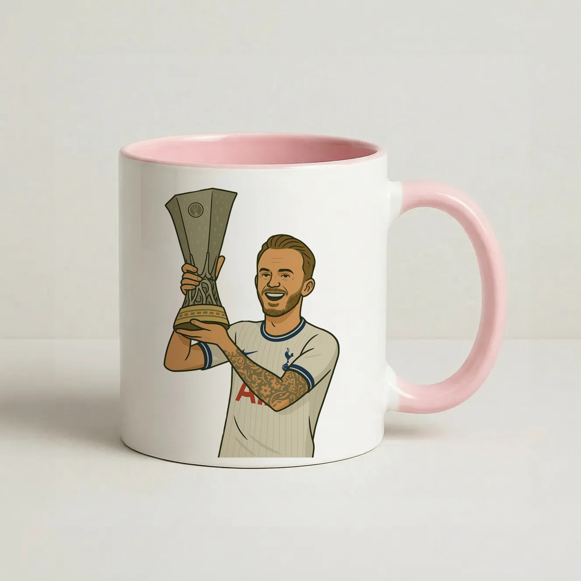 Maddison's Trophy Lift Coffee Pink Mug