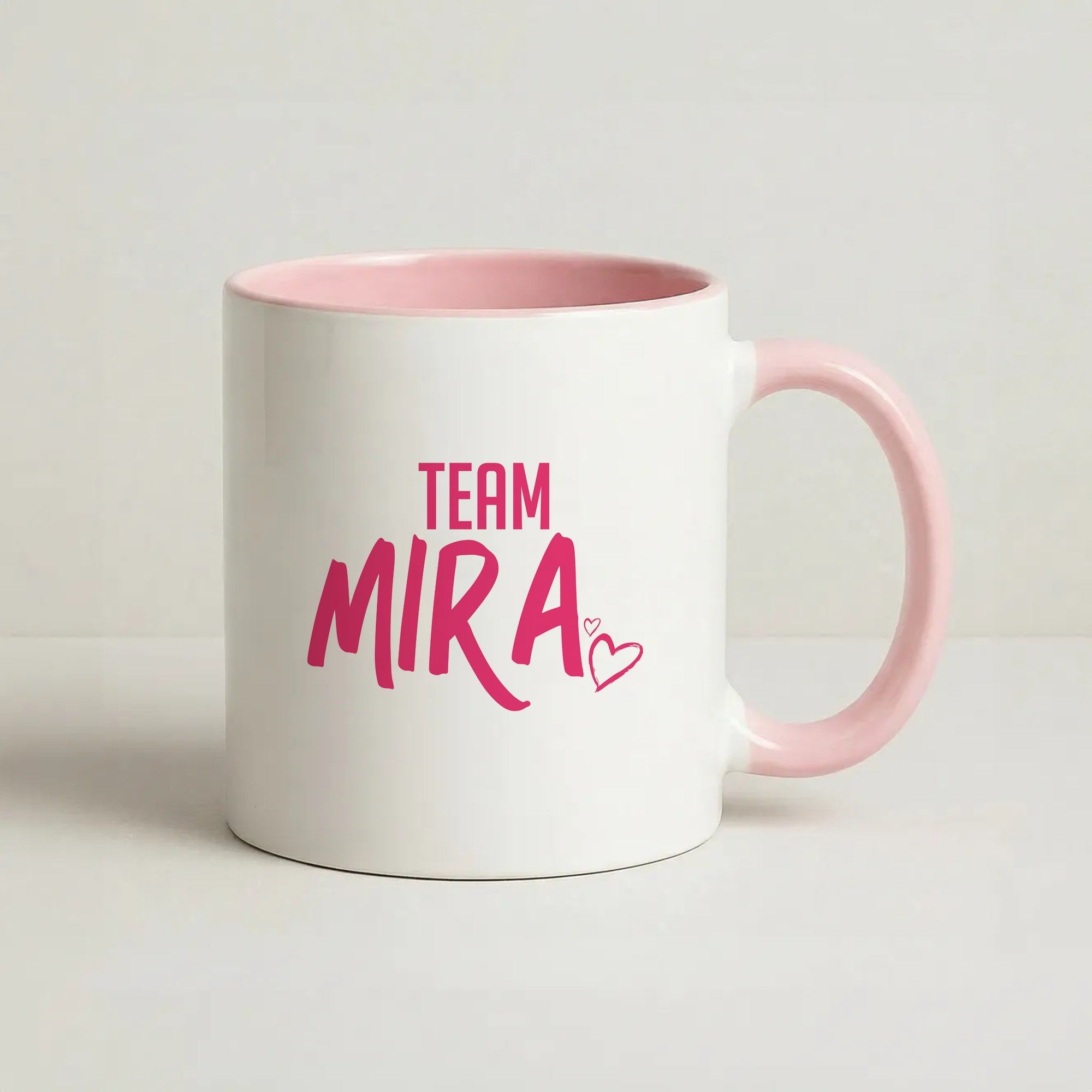 Team Mira Coffee Pink Mug