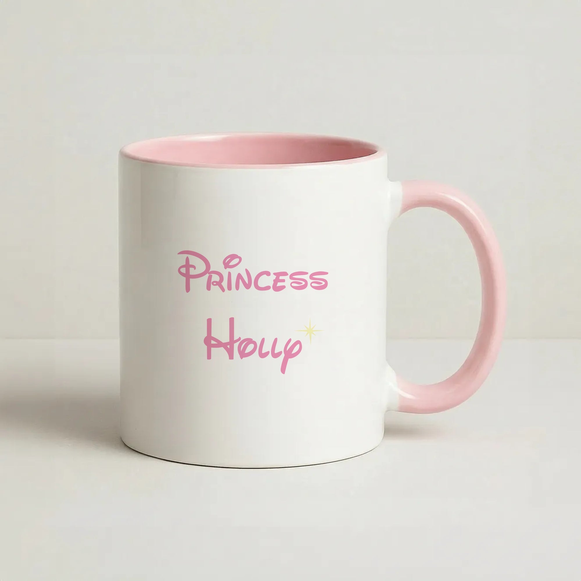 Princess - Personalised Fairytale Coffee Pink Mug