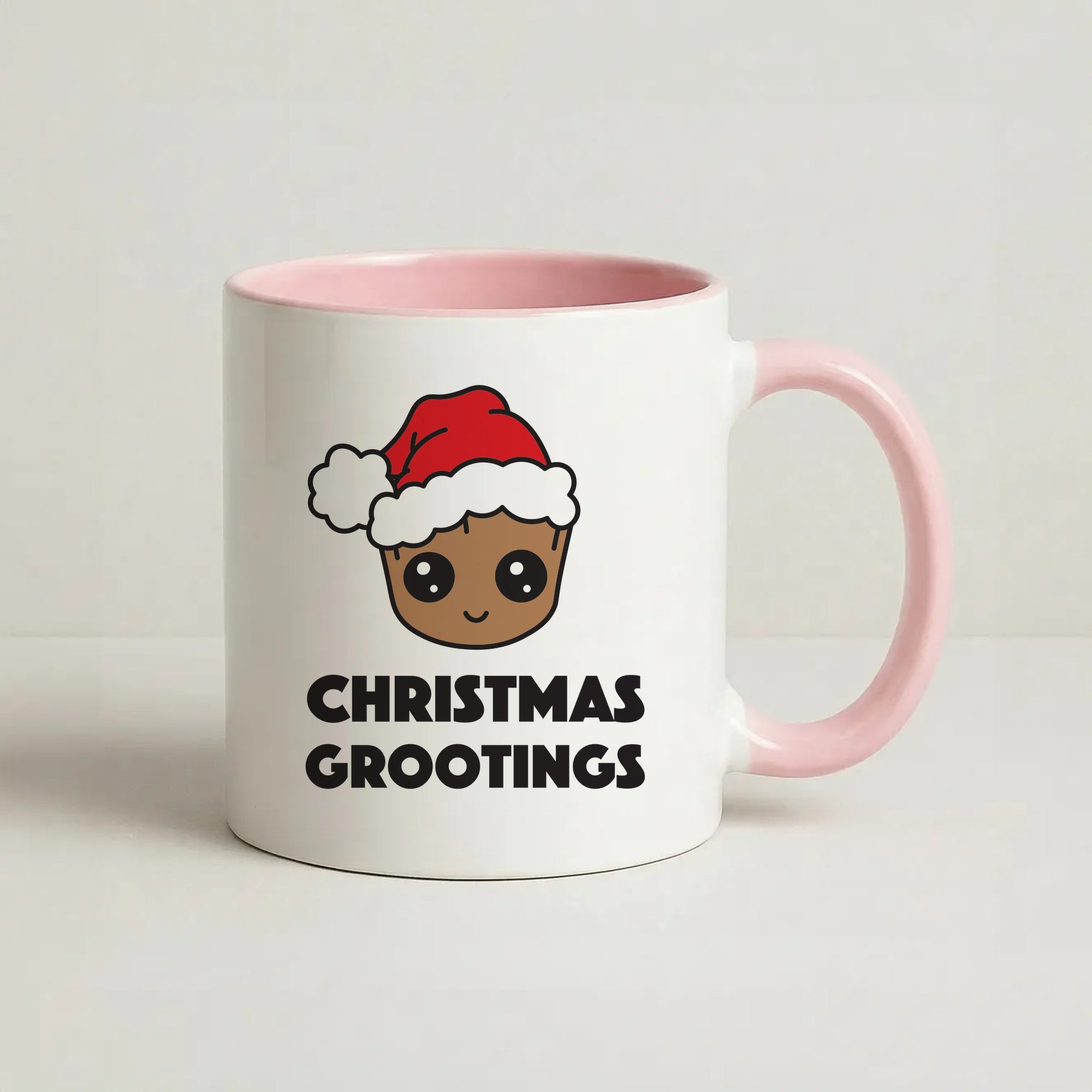 Christmas Grootings Coffee Pink Mug