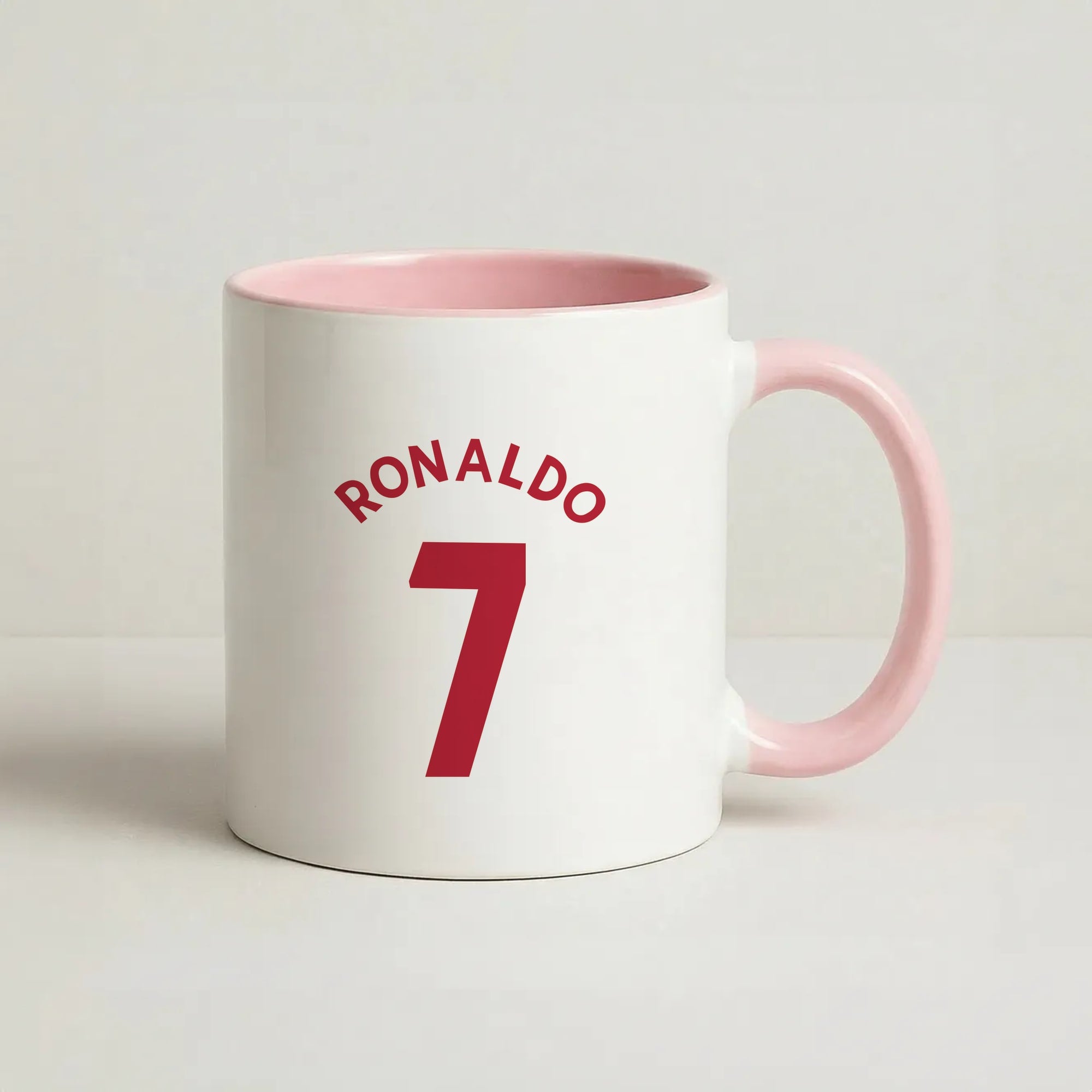 Iconic 7 - Ronaldo Coffee Pink Mug