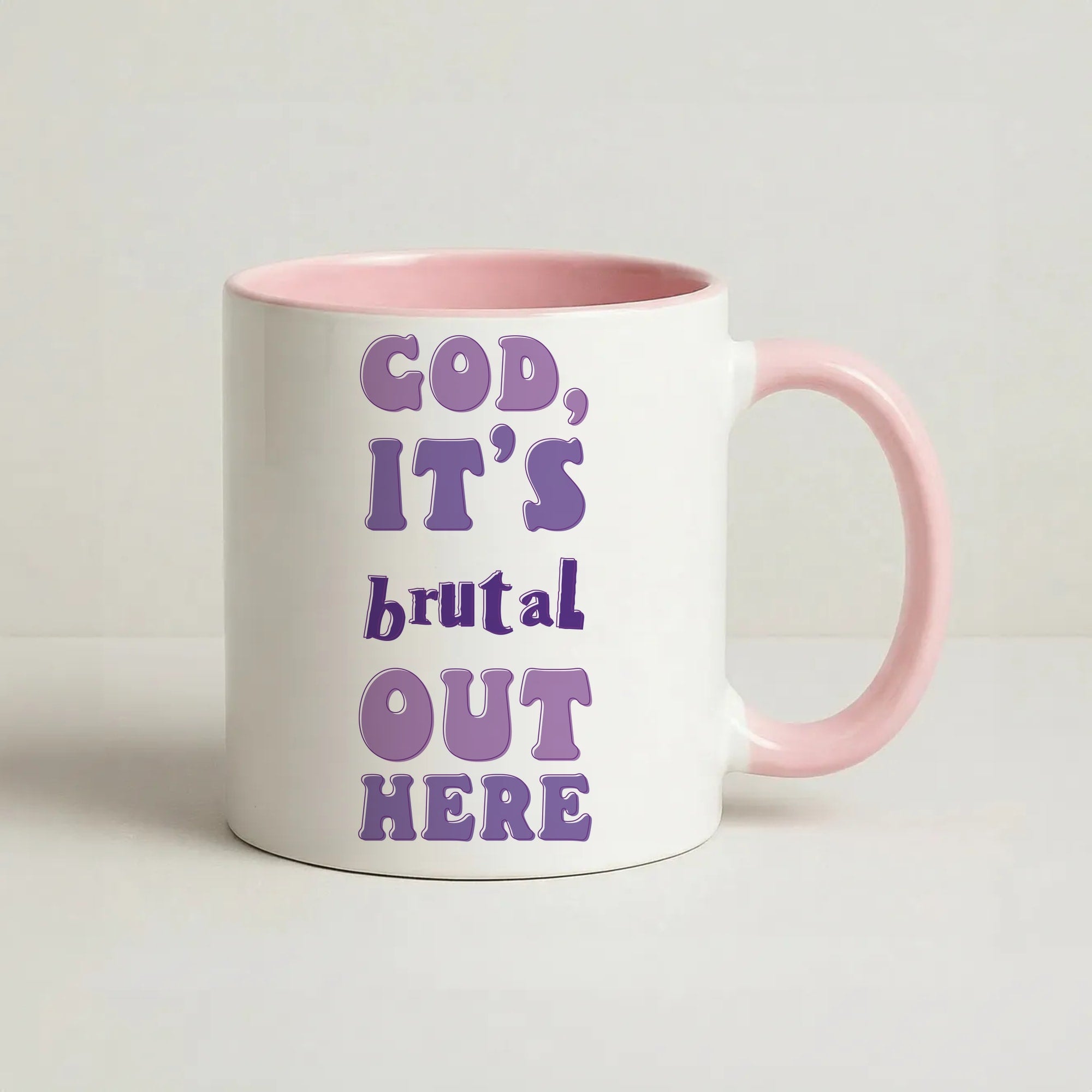 Brutal - Olivia Coffee Pink Mug