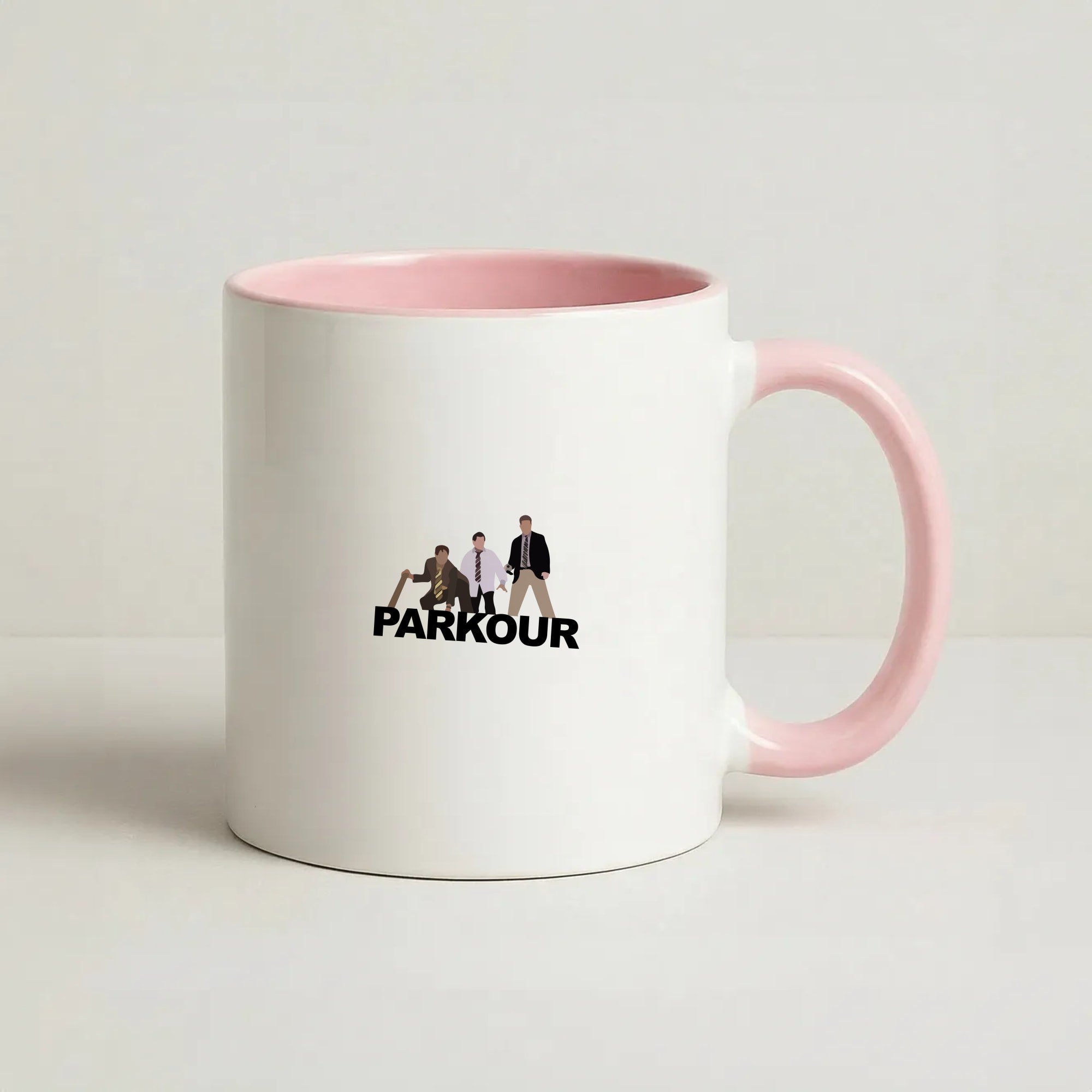 Parkour Coffee Pink Mug