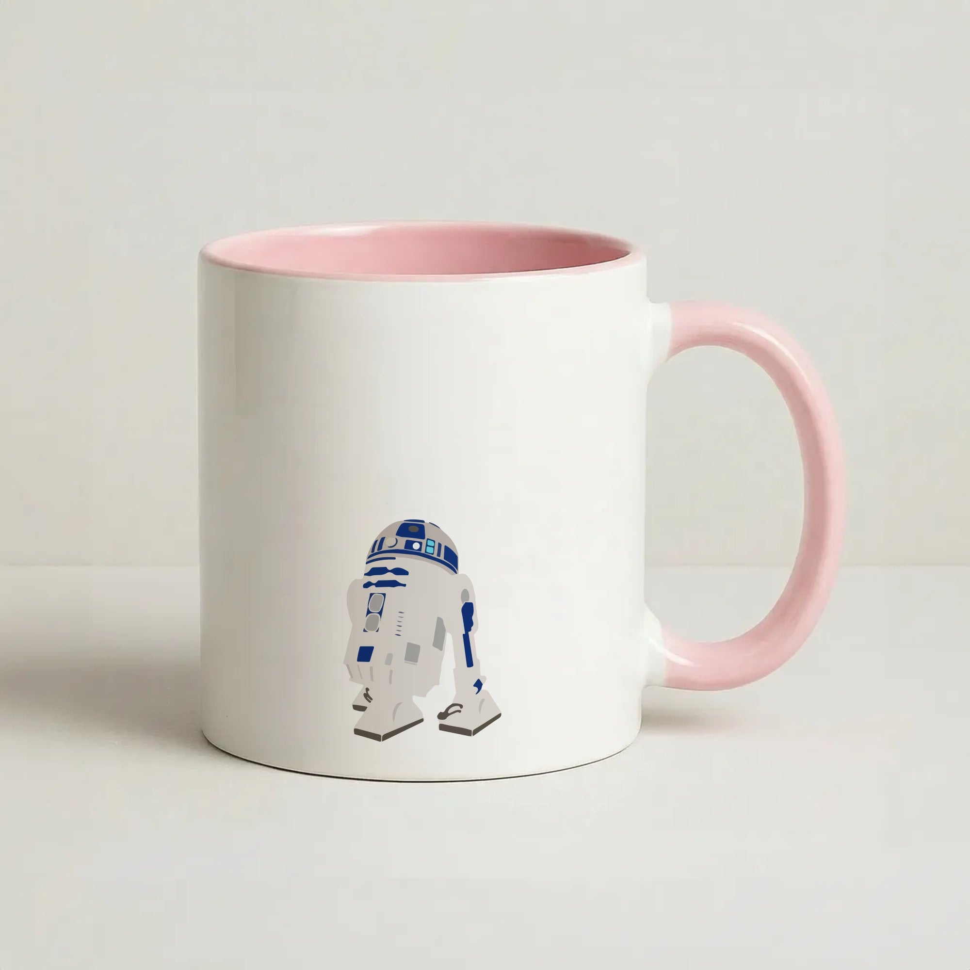 R2D2 Coffee Pink Mug
