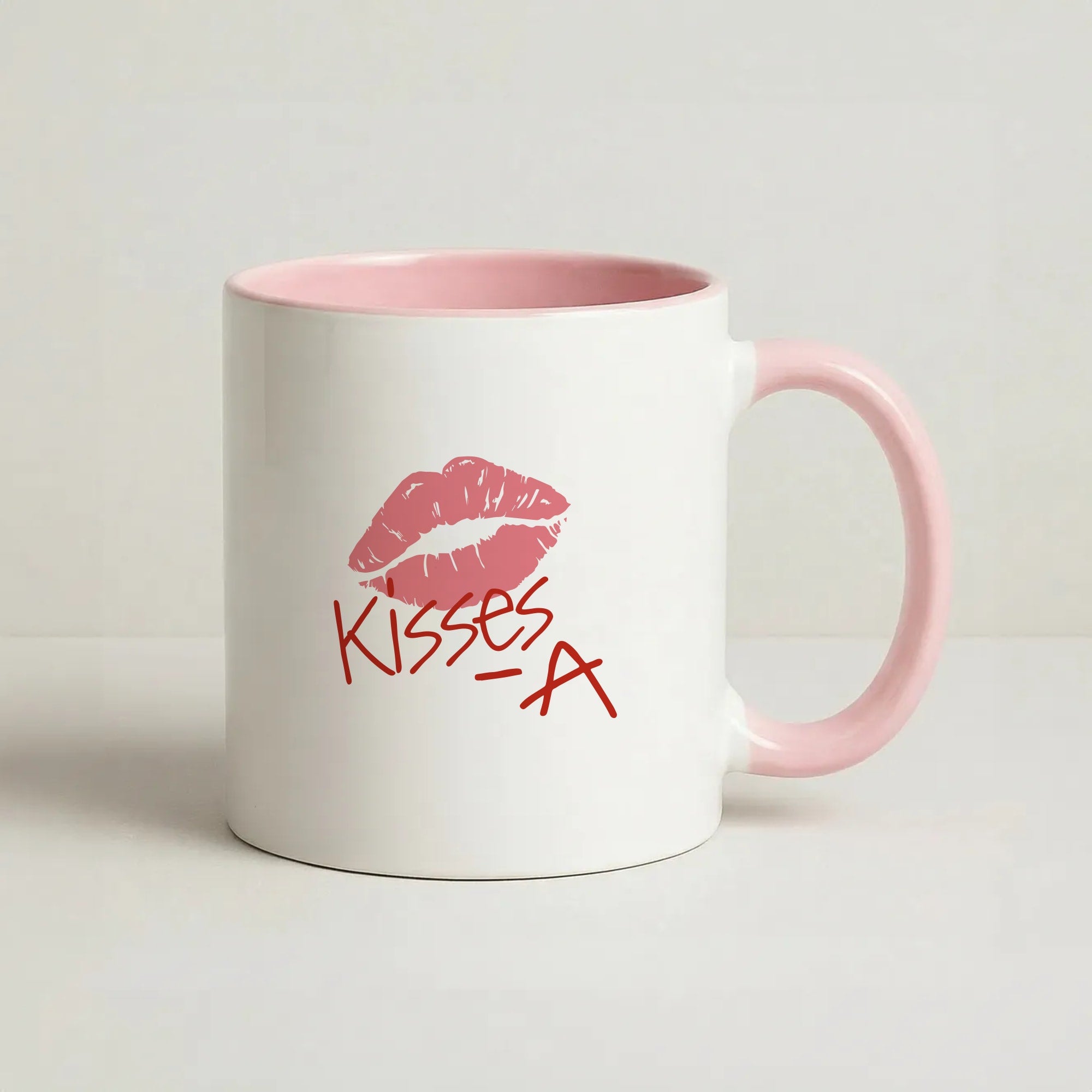 Kisses - A - Pretty Litte Liars Coffee Pink Mug