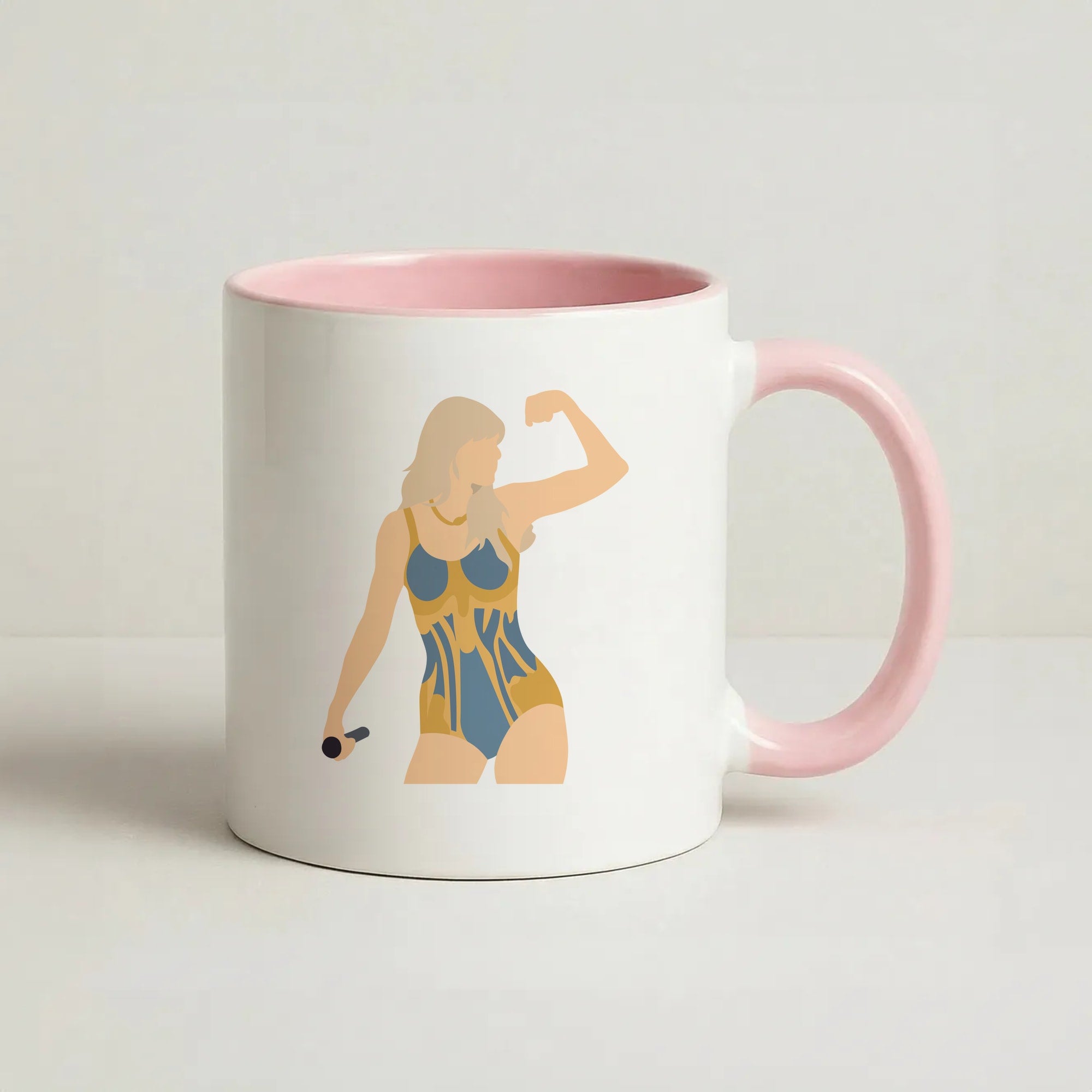 The Man - Taylor Coffee Pink Mug
