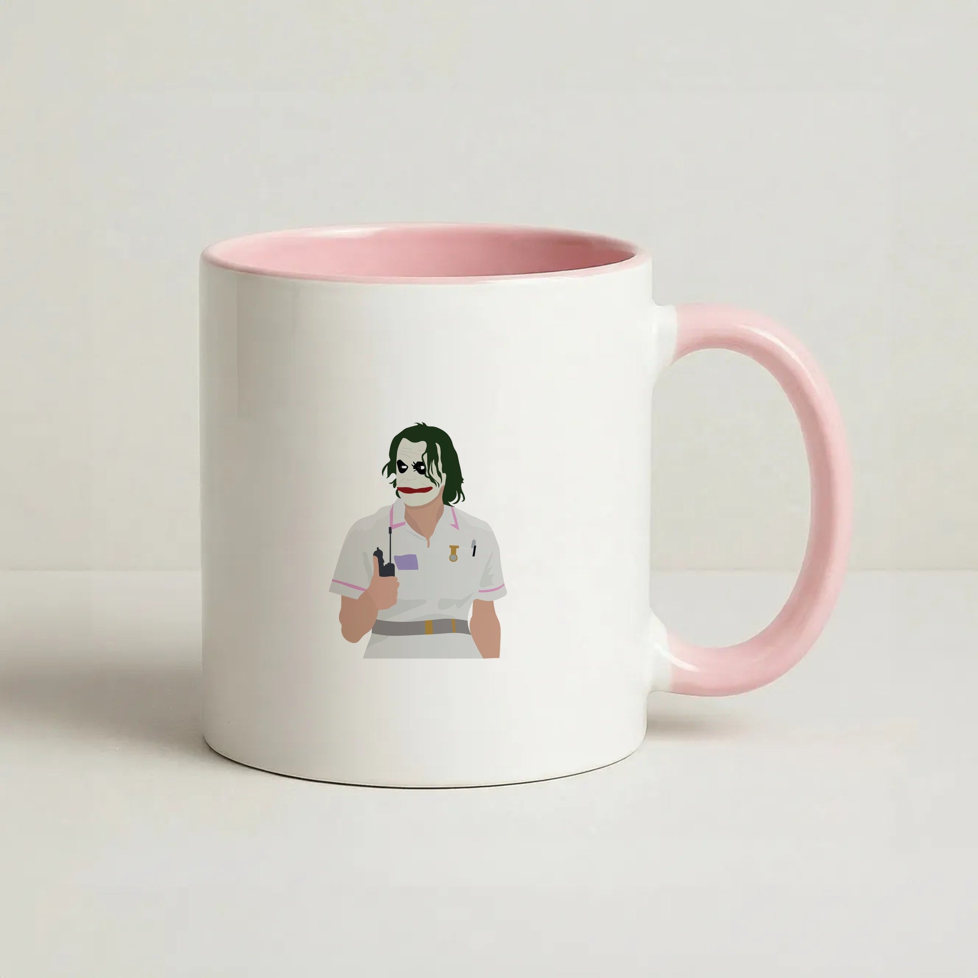 Nurse Joker Coffee Pink Mug