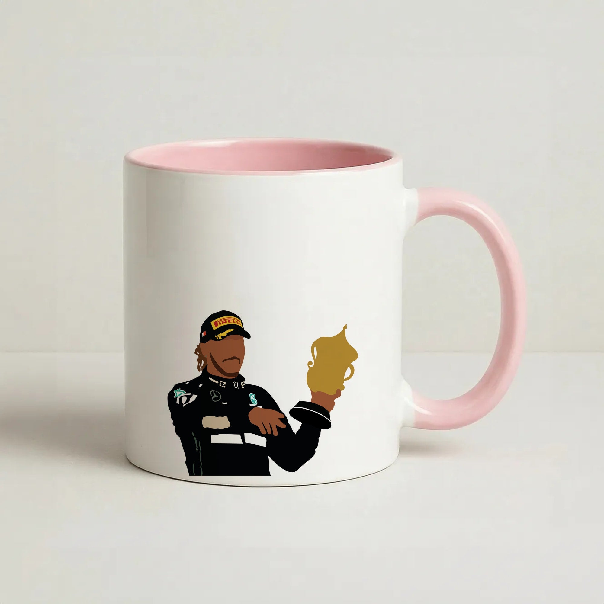 Hamilton - F1 Coffee Pink Mug