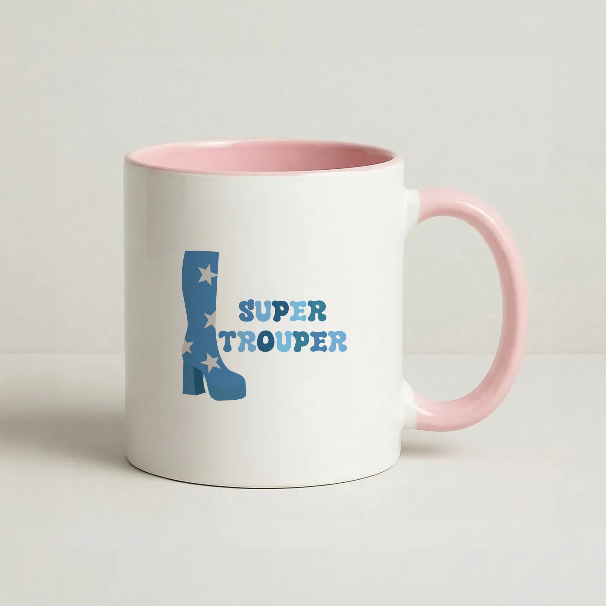 Super Trouper Coffee Pink Mug