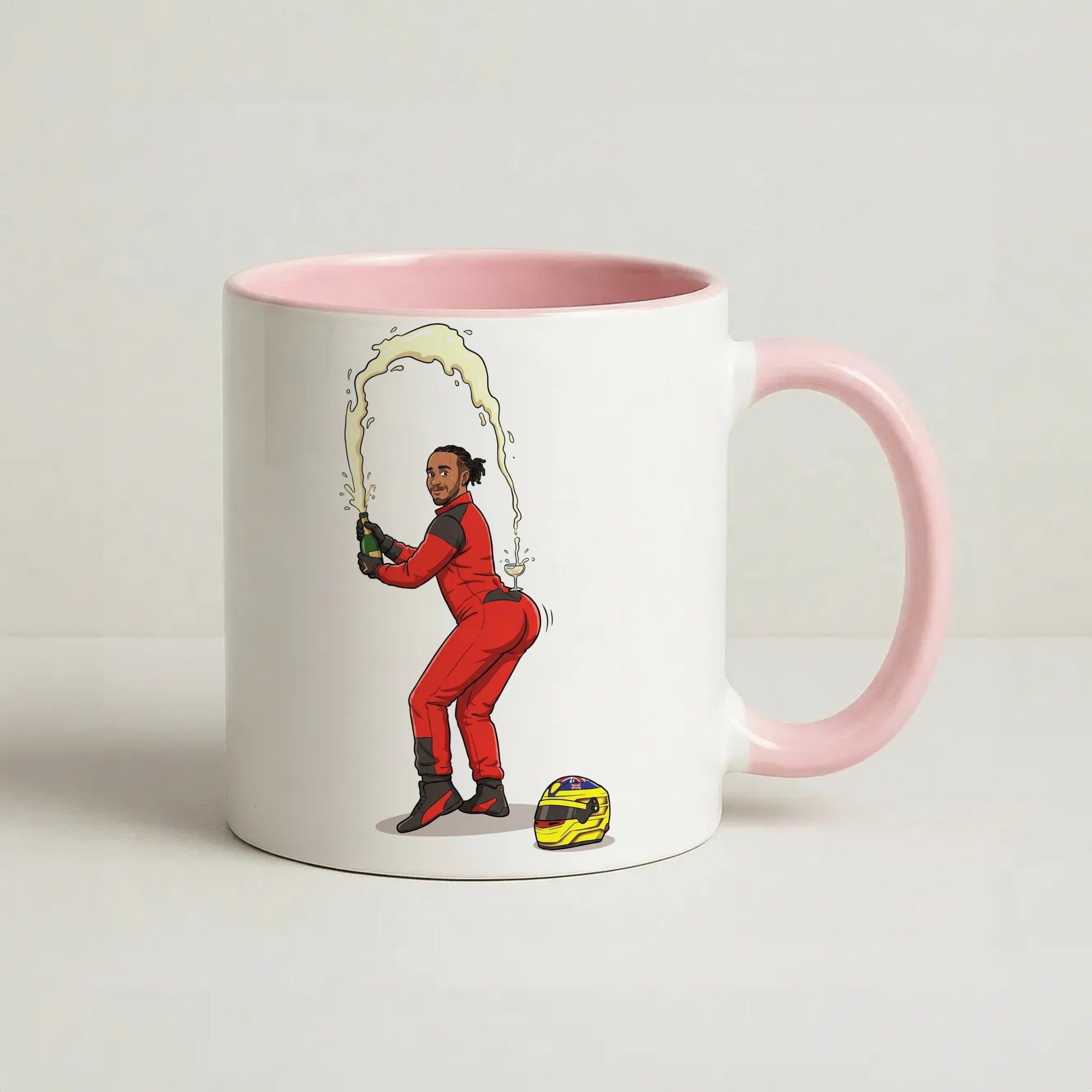 "Brake" The Internet Coffee Pink Mug