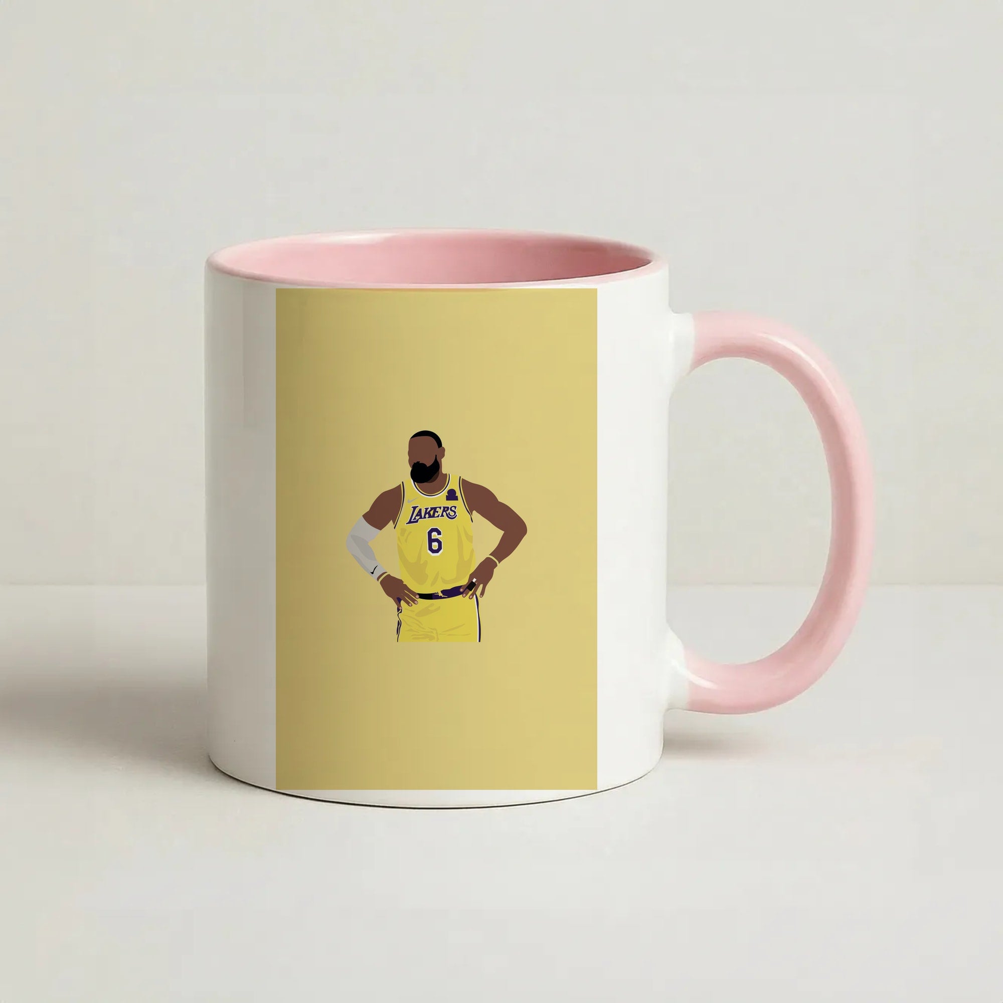 Lebron - Baskteball Coffee Pink Mug