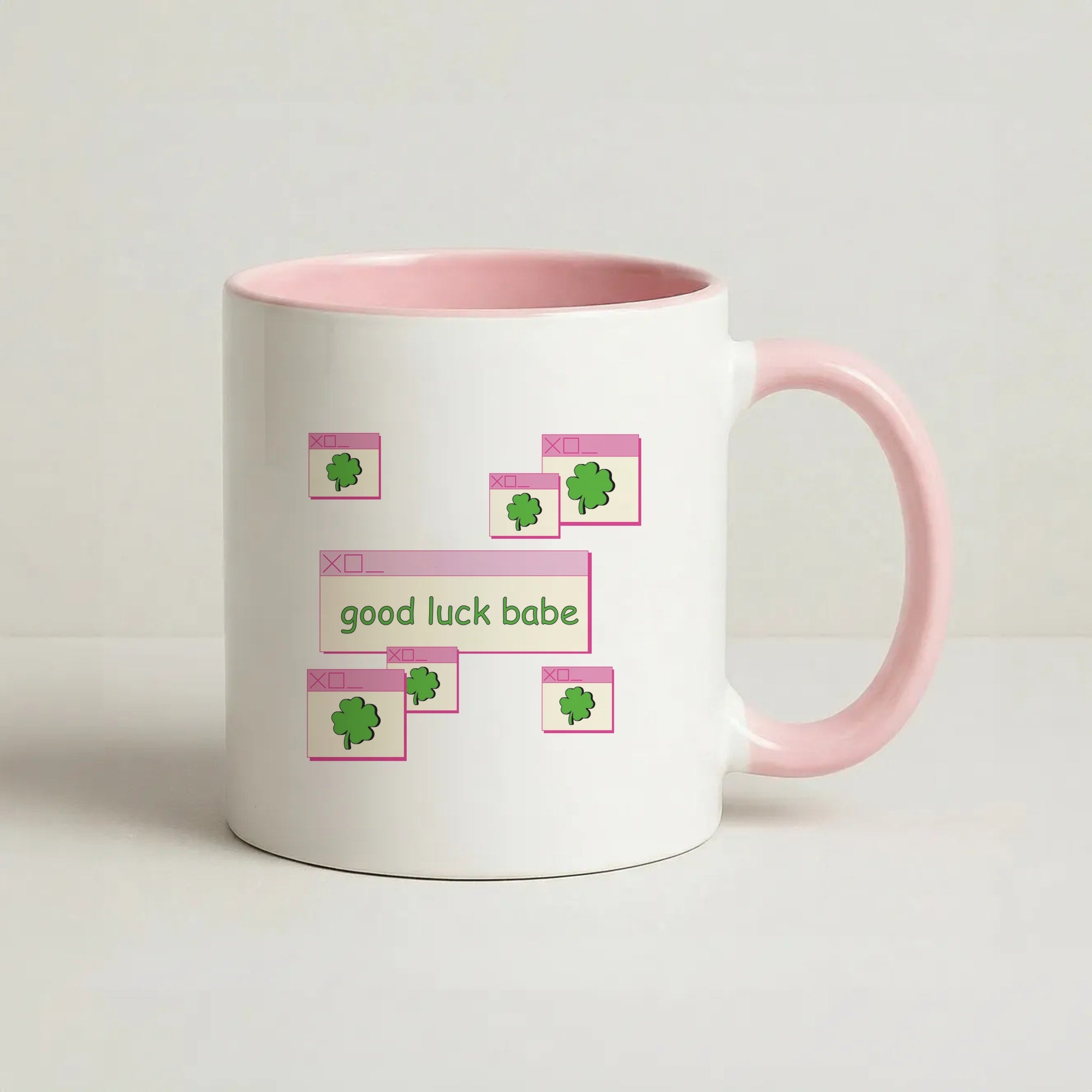 Good Luck Babe - Chappell Coffee Pink Mug