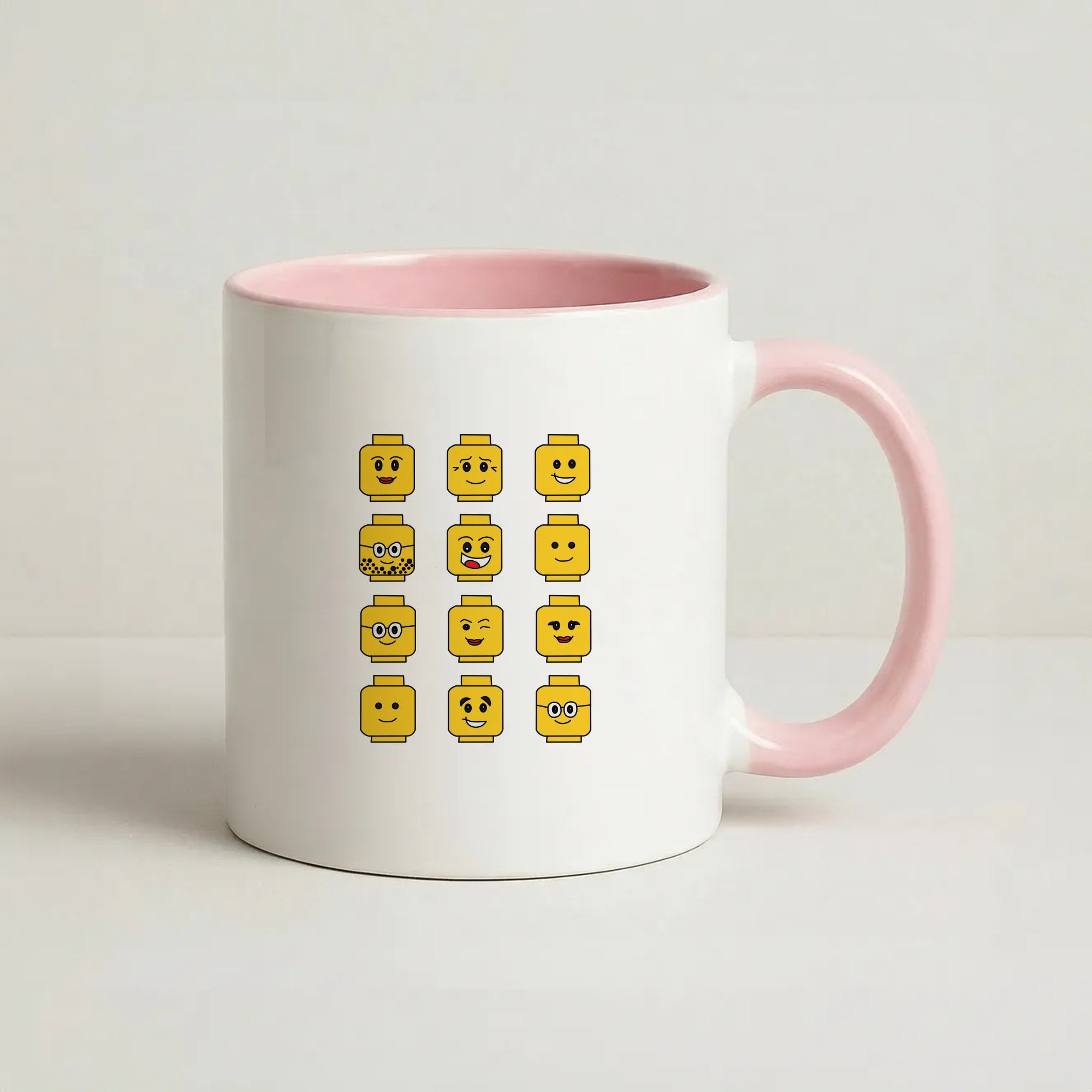 Characters - Bricks Coffee Pink Mug
