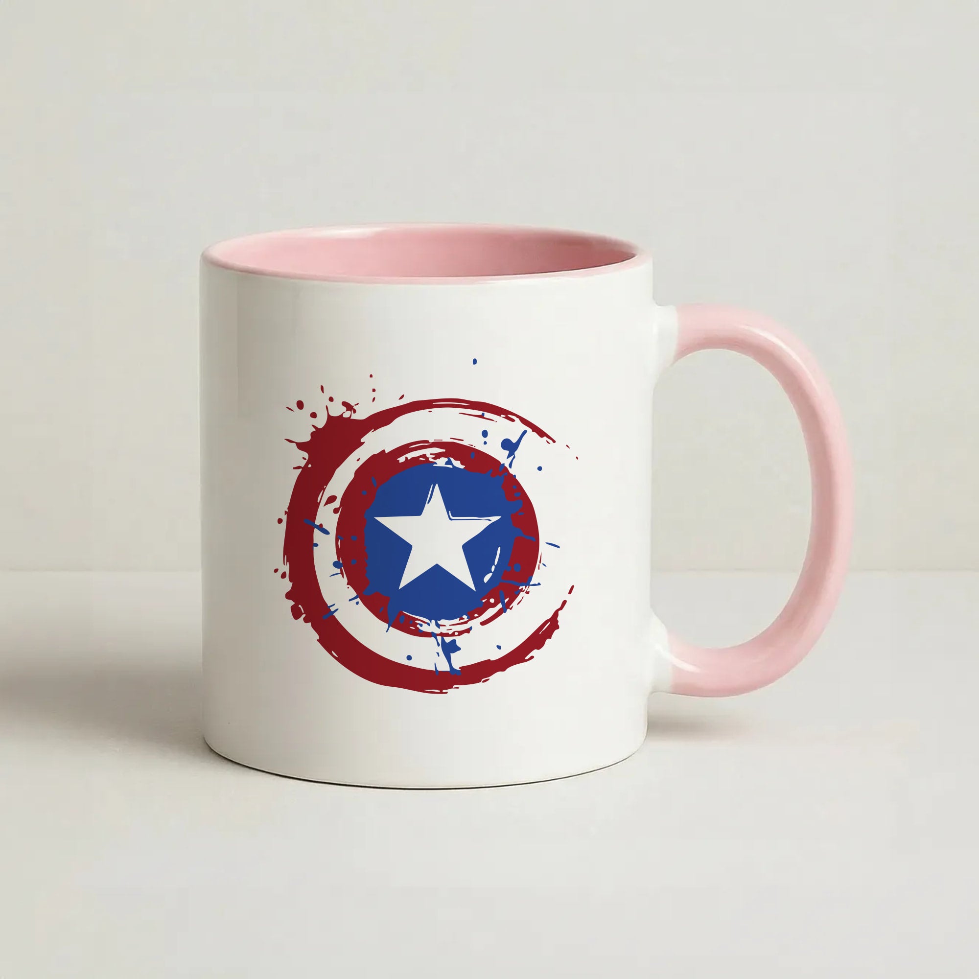 The Shield Coffee Pink Mug