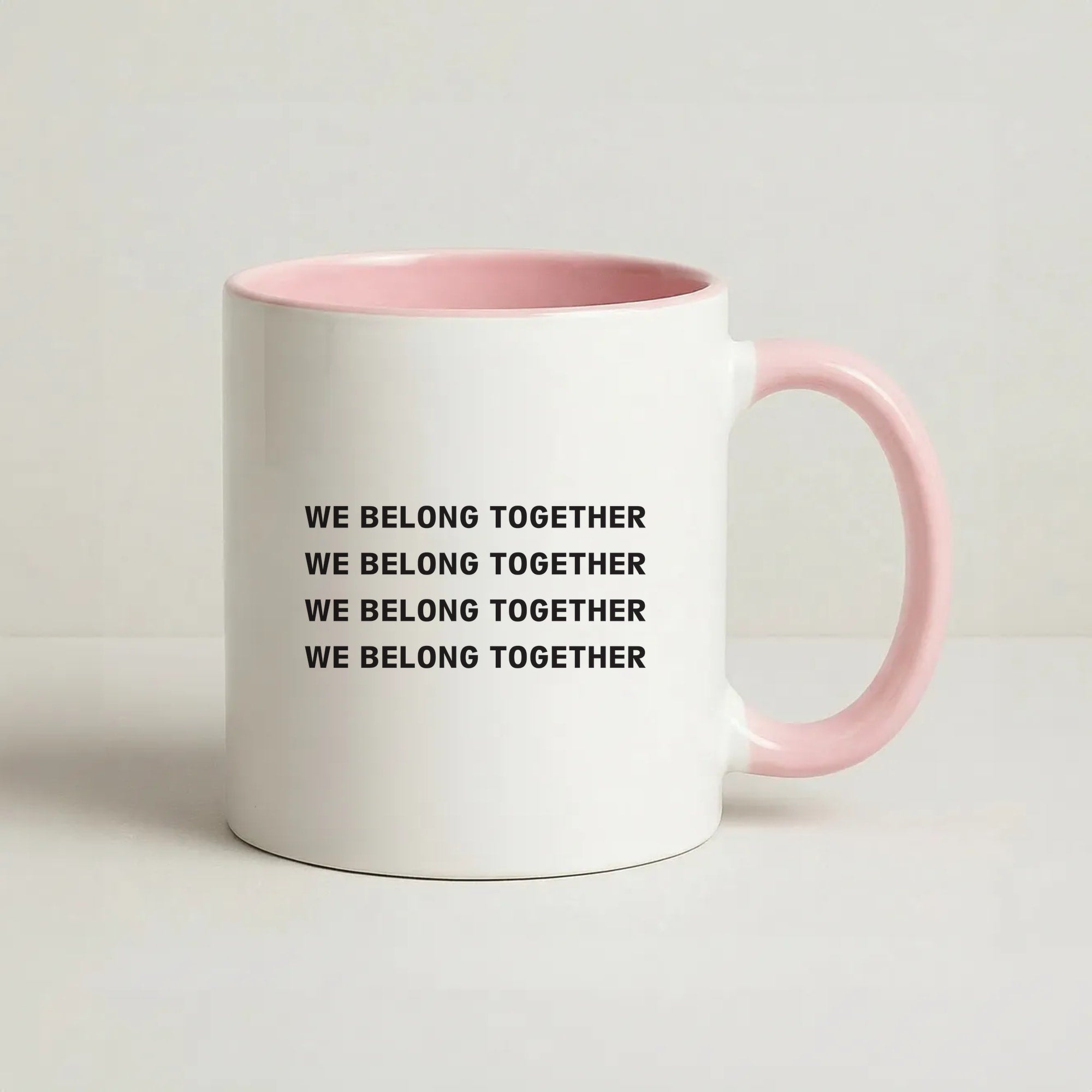 Belong Together Coffee Pink Mug