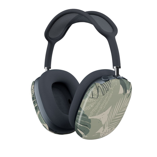Green Leaf Pattern - Foliage AirPods Max Case