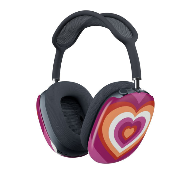 Lesbian Pride Heart AirPods Max Case
