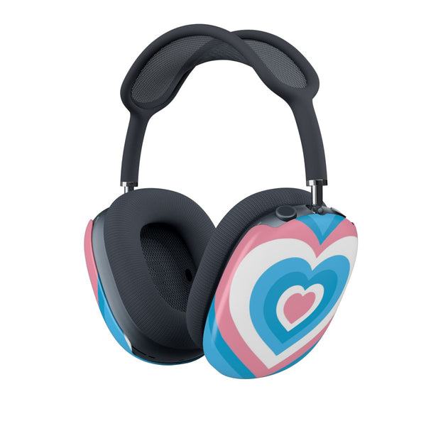 Trans Pride Heart AirPods Max Case