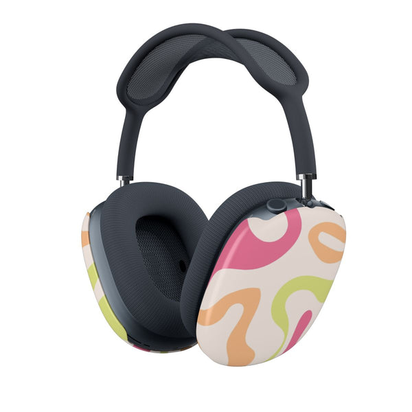 Pastel Shades Psychedelic Pattern AirPods Max Case