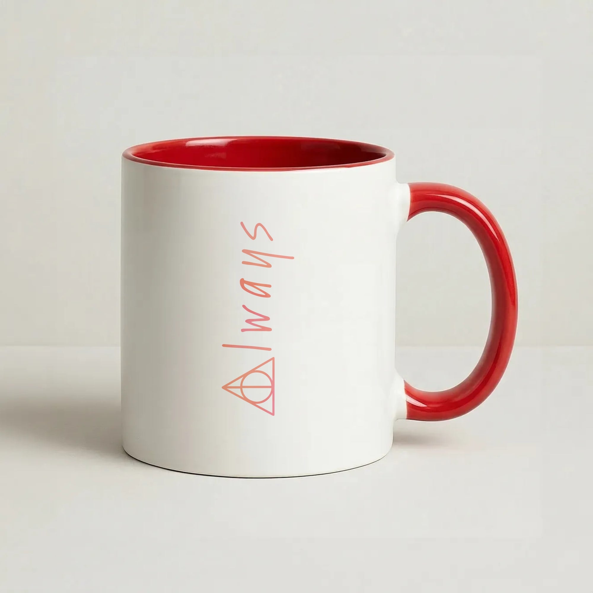 Deathly Always Coffee Red Mug