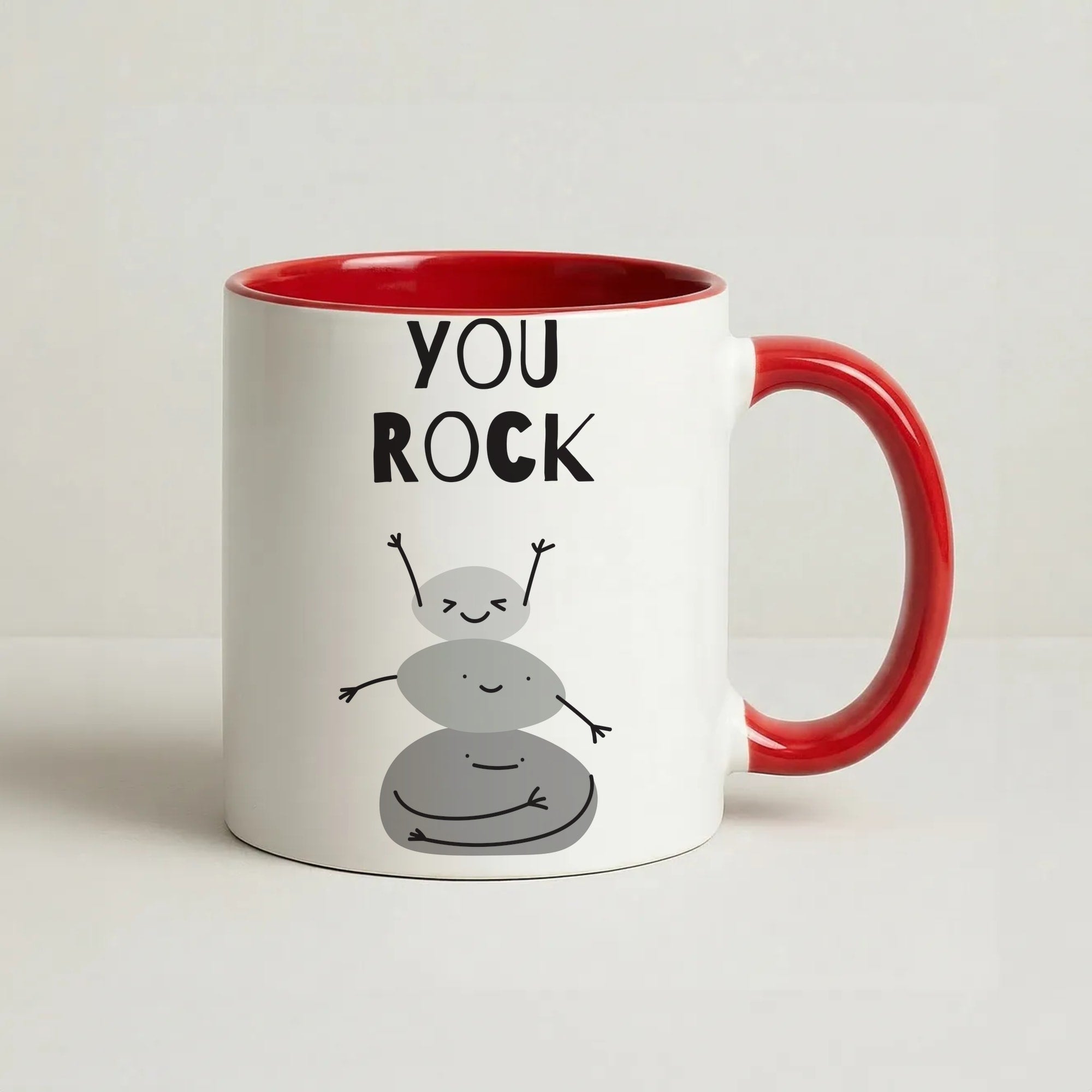 You Rock Coffee Red Mug