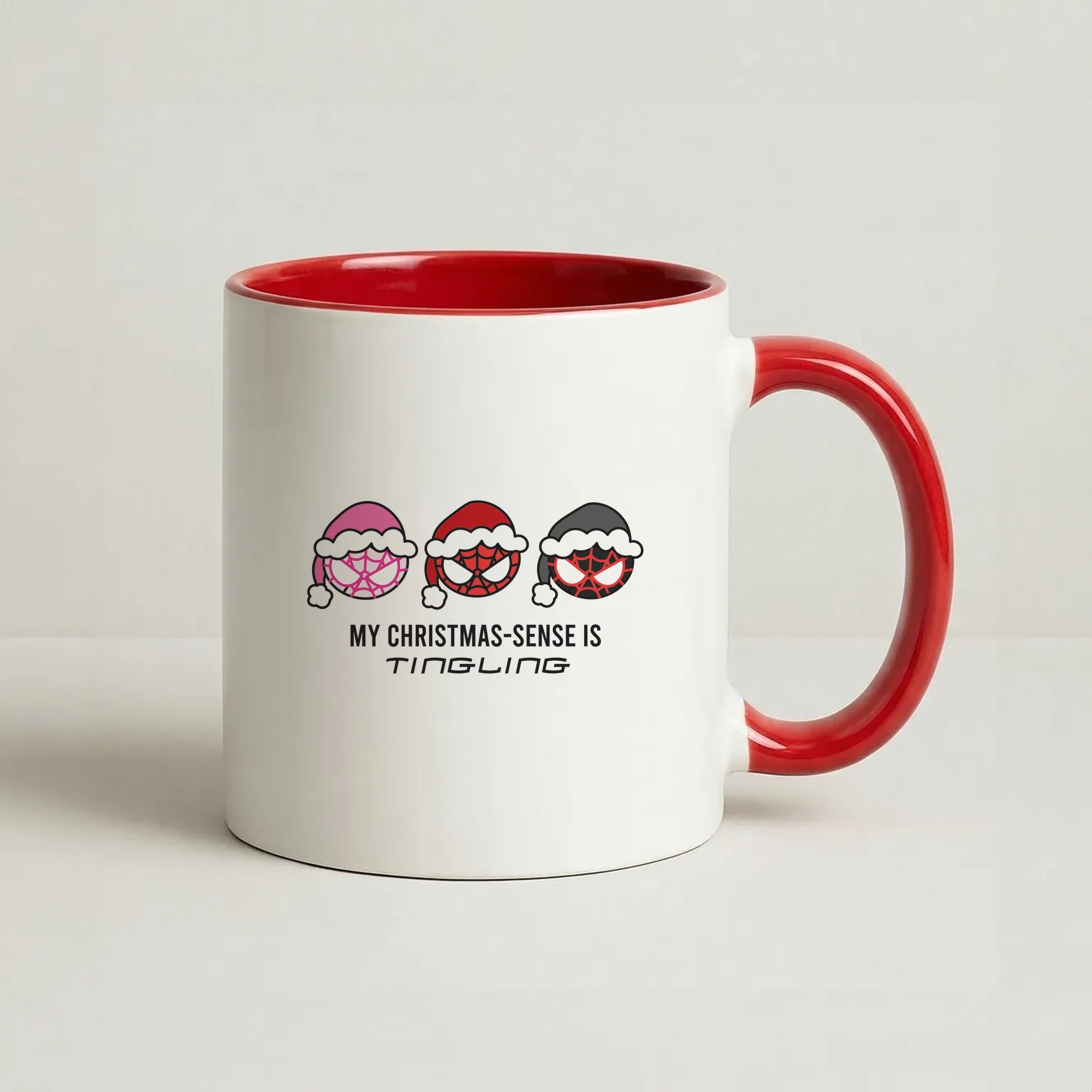 Spider Hero Christmas Sense Coffee Red Mug