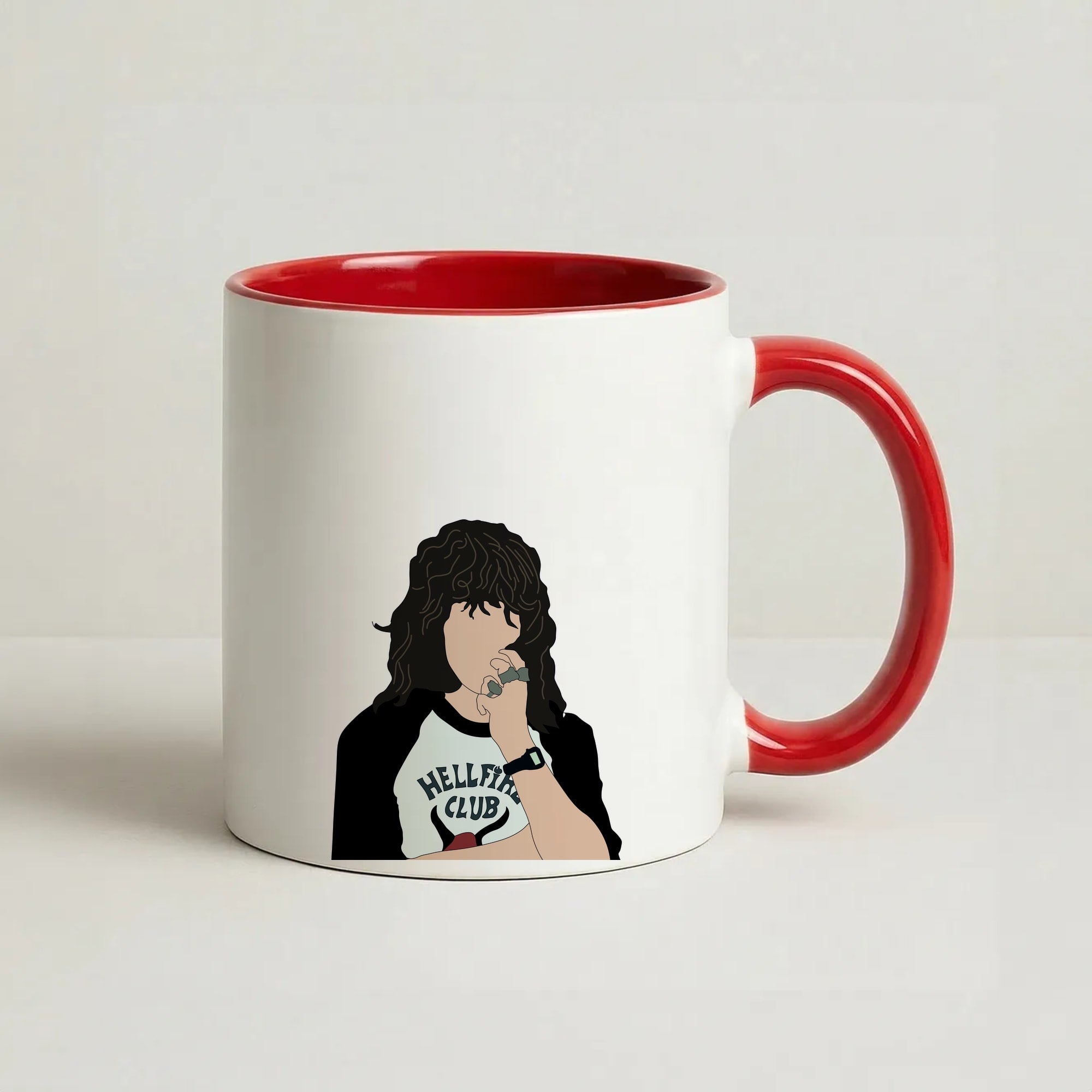 Eddie Munson Hellfire Coffee Red Mug