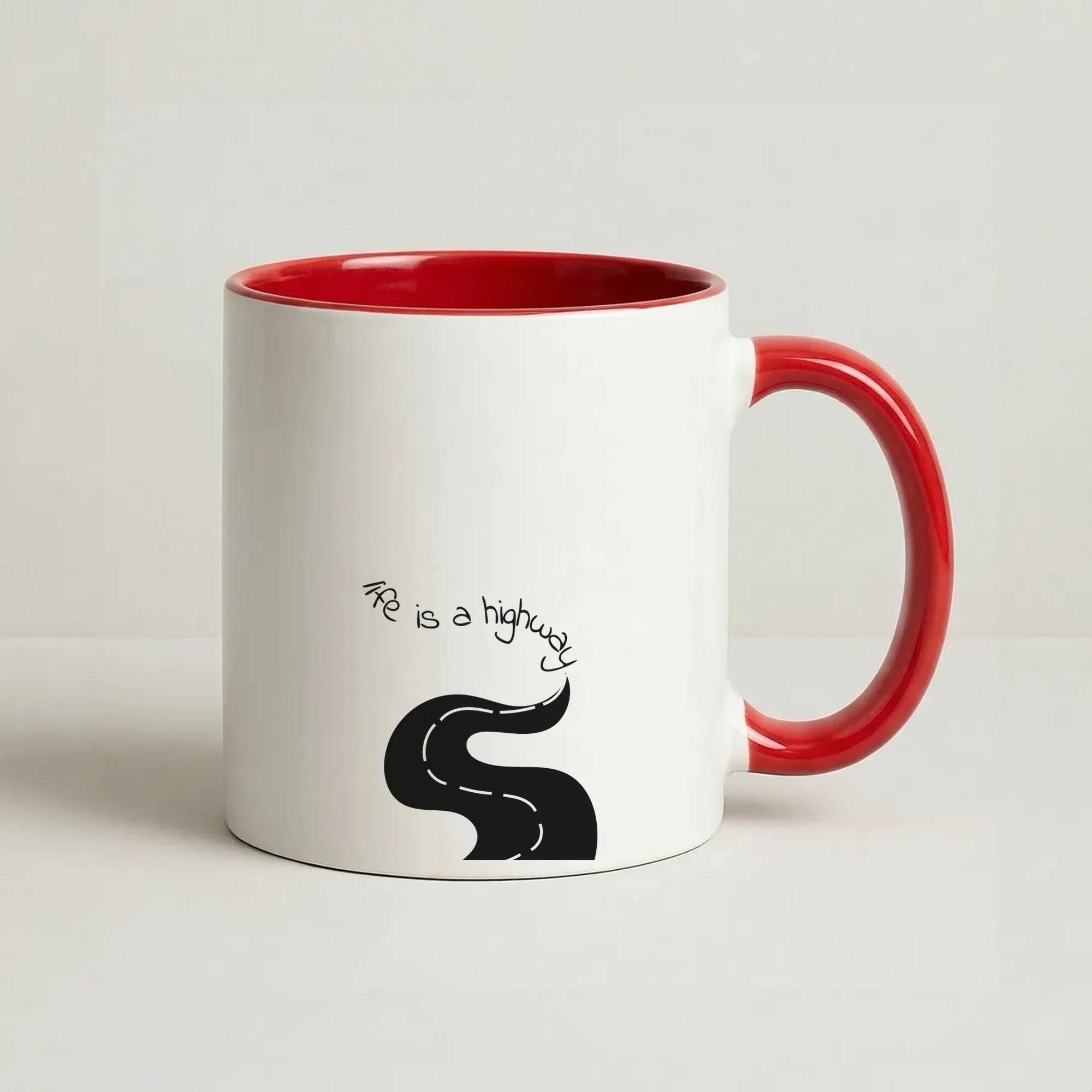 Life Is A Highway - Cars Coffee Red Mug