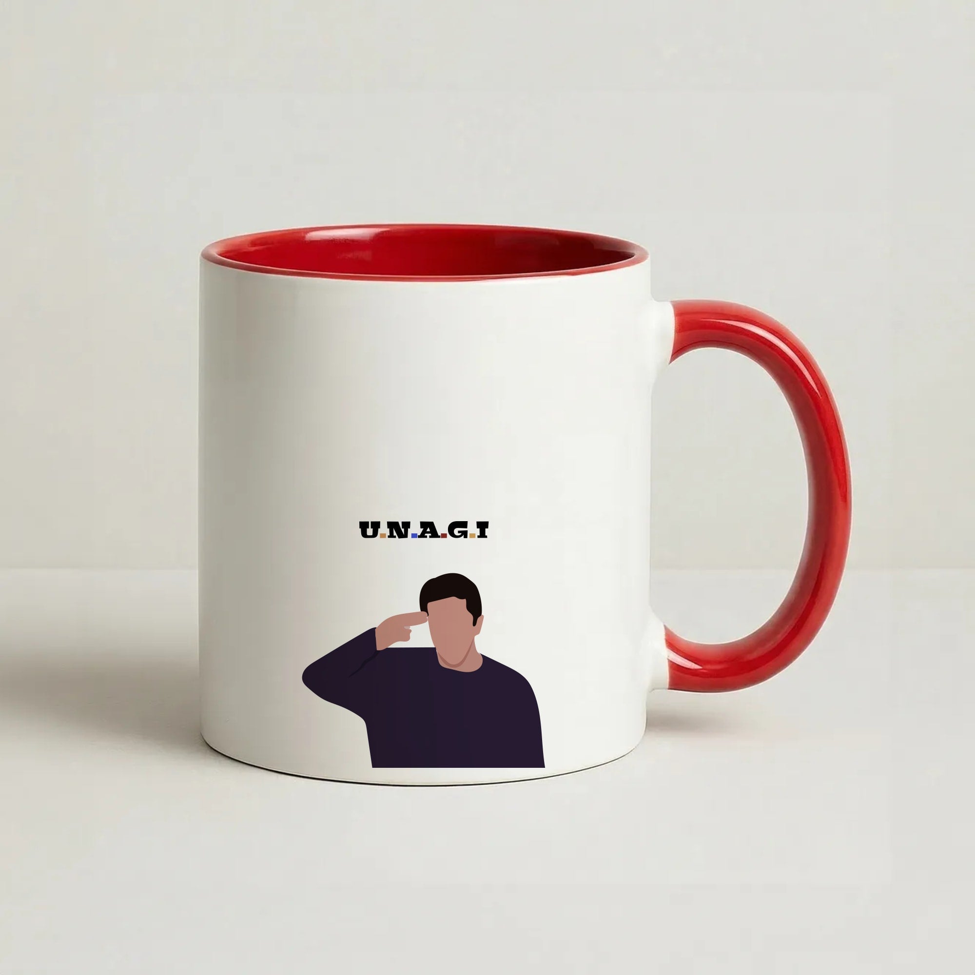 Unagi Coffee Red Mug