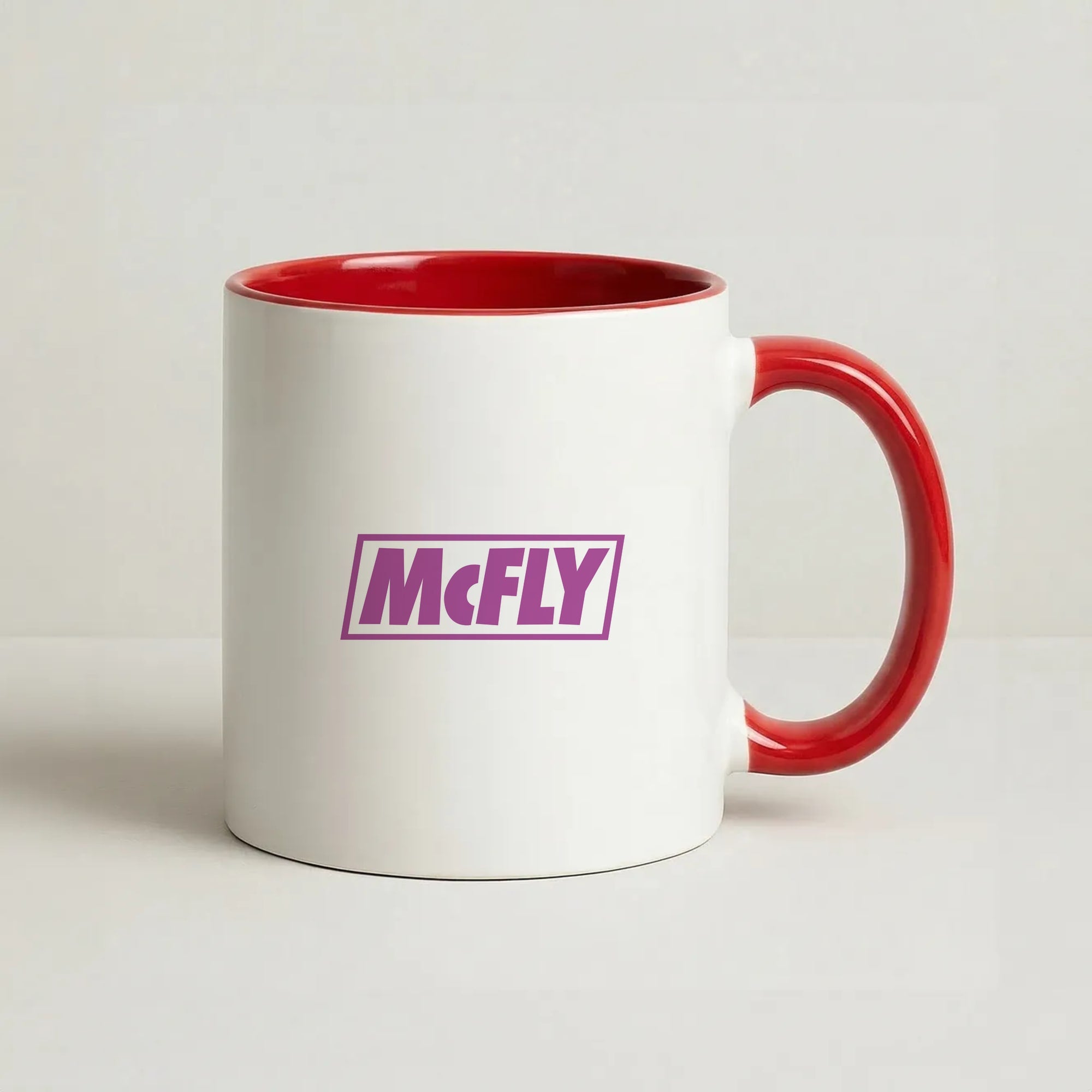 Yellow And Purple - McBand Coffee Red Mug
