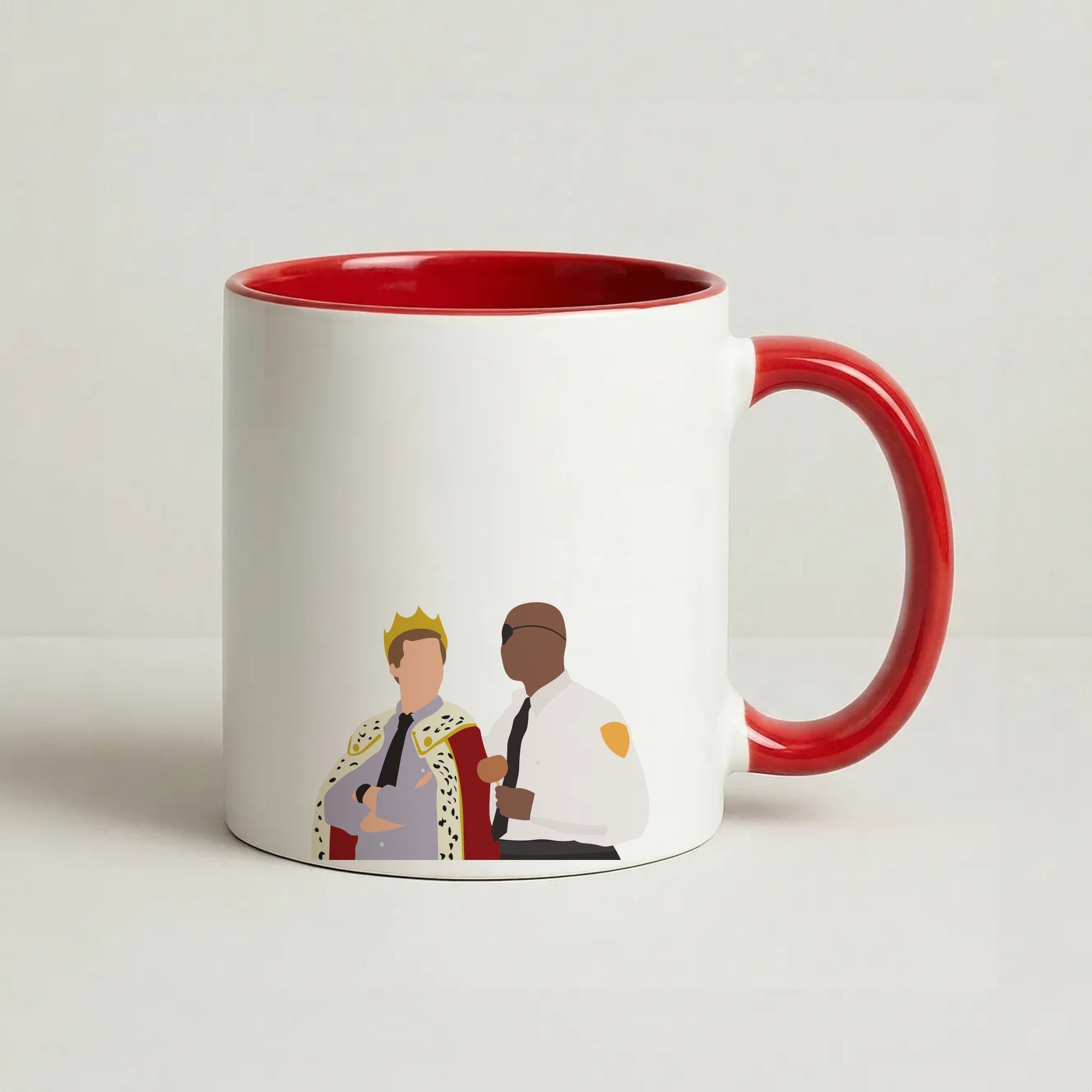 Jake and Holt B99 - Halloween Specials Coffee Red Mug