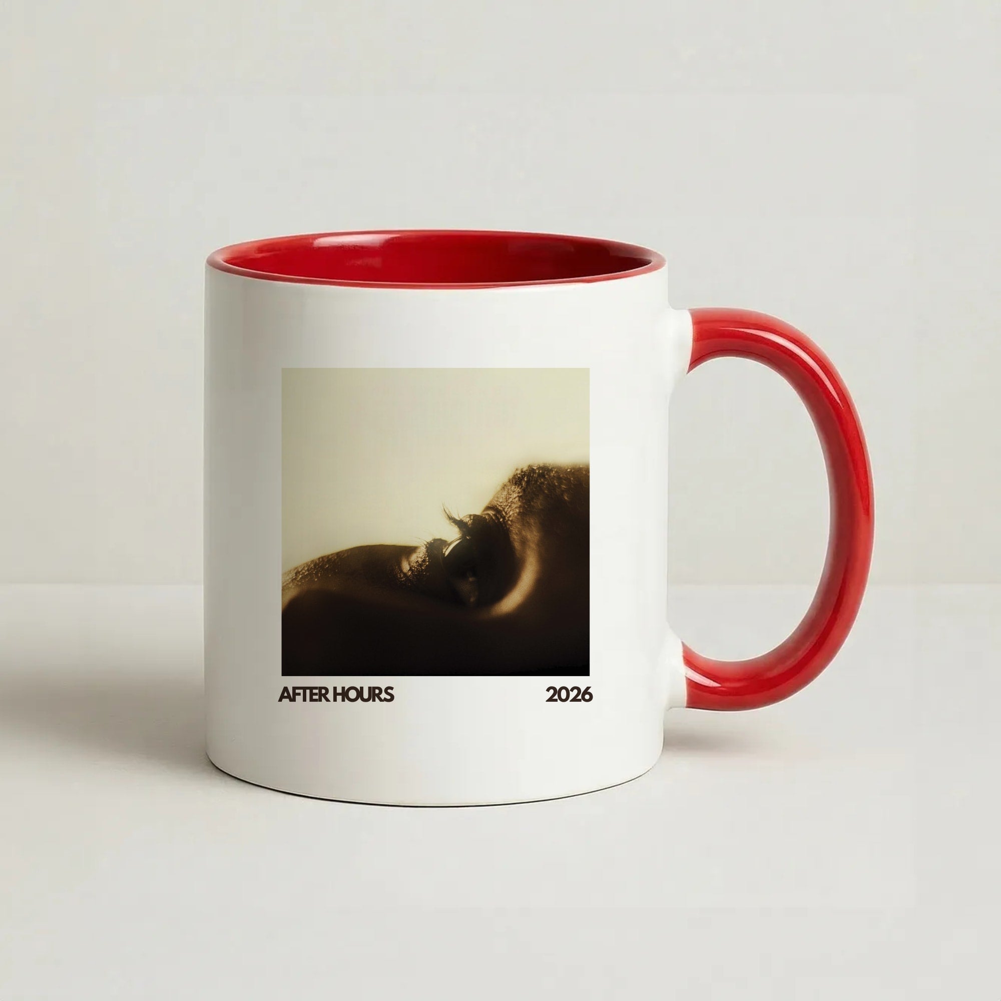 AH Album Coffee Red Mug