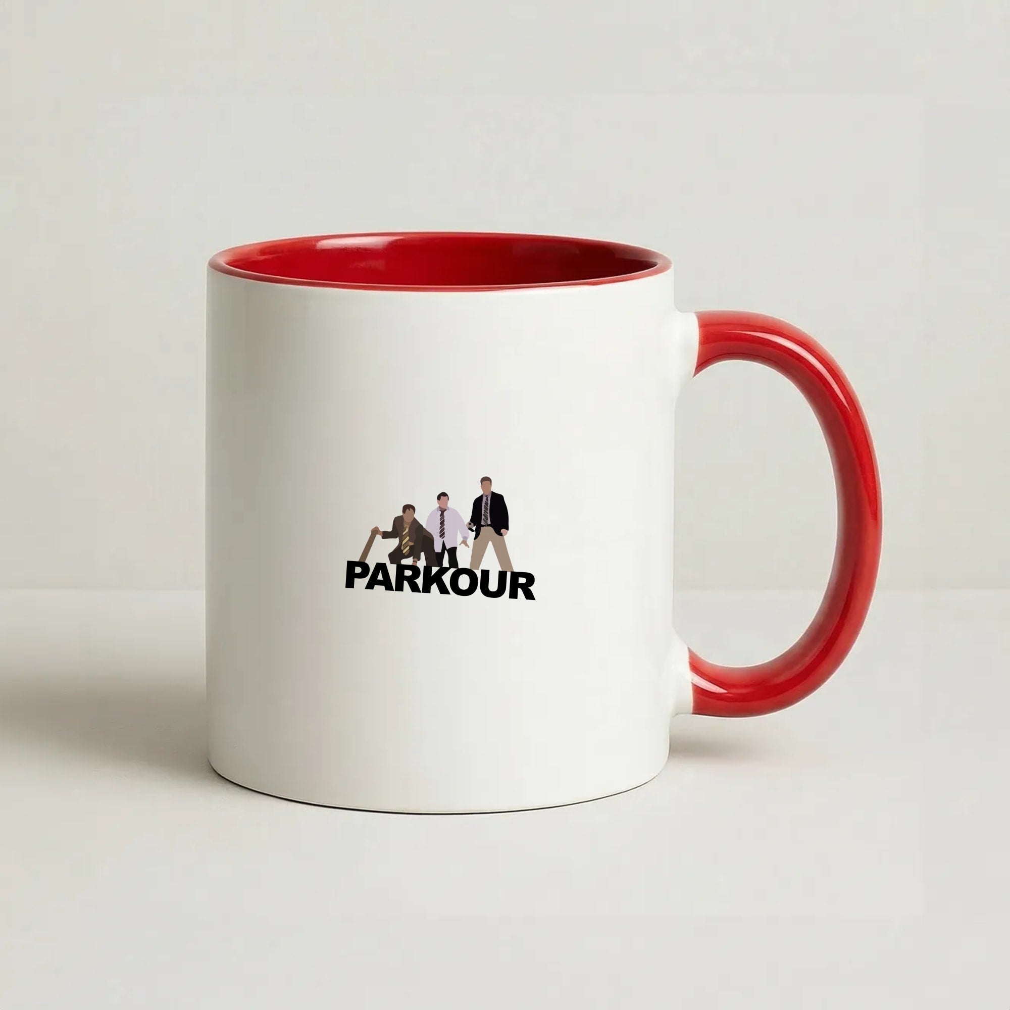 Parkour Coffee Red Mug